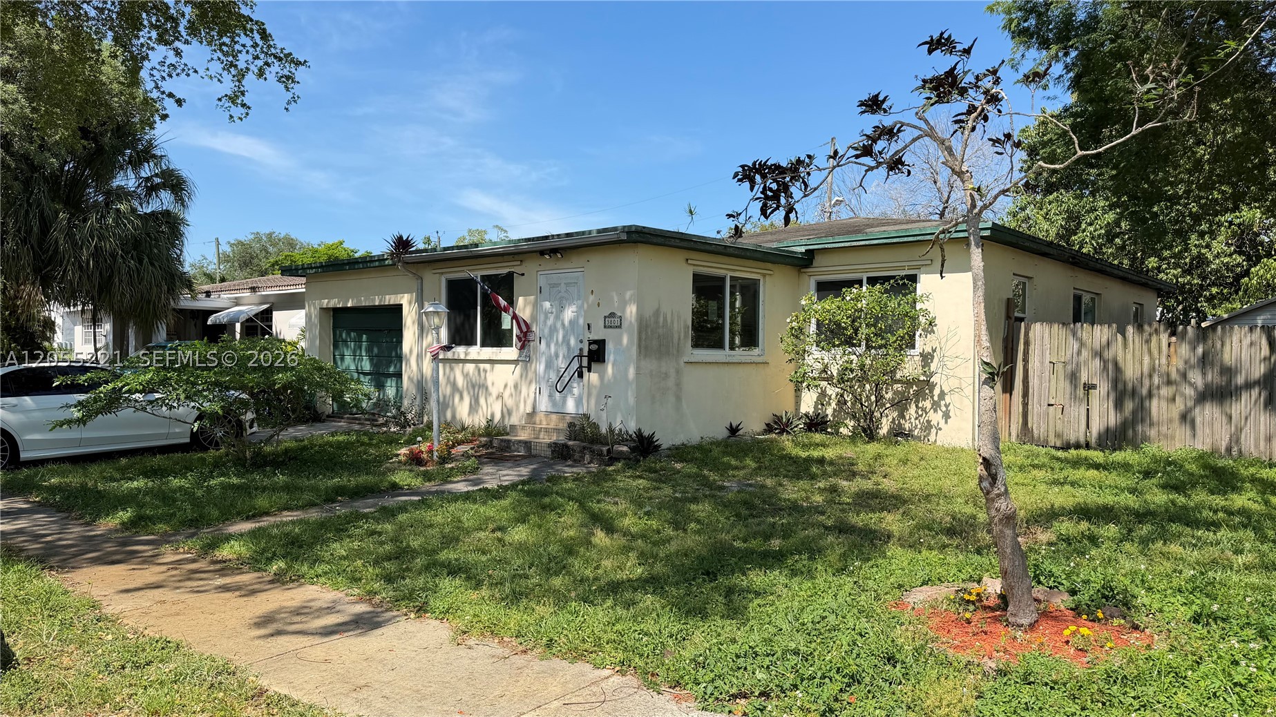 Excellent opportunity to own a corner lot home one of the most desirable areas in Viriginia Gardens. Recently appraised and priced for a quick sale. Located only a few blocks from Viriginia Gardens' City Hall, close to Miami International Airport, Palmetto Expressway, parks, schools, restaurants and more. Home does have some upgrades like an updated kitchen and impact windows but will definitely benefit from a new owner's personal touches. Nice size yard.