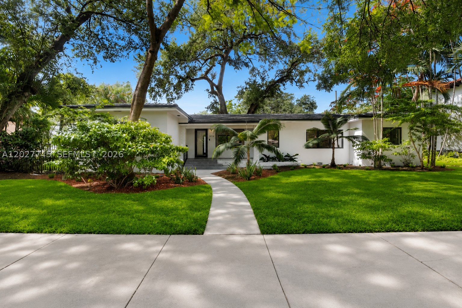 Located on a quiet, tree-lined street in the highly sought-after Granada neighborhood of Coral Gables, this beautifully updated 3-bedroom, 2.5-bath home with den offers the perfect blend of timeless charm and modern luxury. Set on a spacious 10,000 sq ft lot with mature landscaping, the property now features a brand new pool with child-safe features, creating an ideal private backyard retreat for family and entertaining.
Recently remodeled, the home boasts all-new interiors with beautiful original hardwood floors, abundant natural light, and high-quality finishes throughout. Impact windows provide peace of mind and energy efficiency, while the open, inviting layout is perfect for comfortable living and effortless flow to the outdoors.
Just a short walk to nearby parks, Publix, and the Granada Golf Course, and only minutes from downtown Coral Gables’ shops, dining, and entertainment. This move-in-ready charmer combines classic Florida appeal with today’s most desired modern comforts.