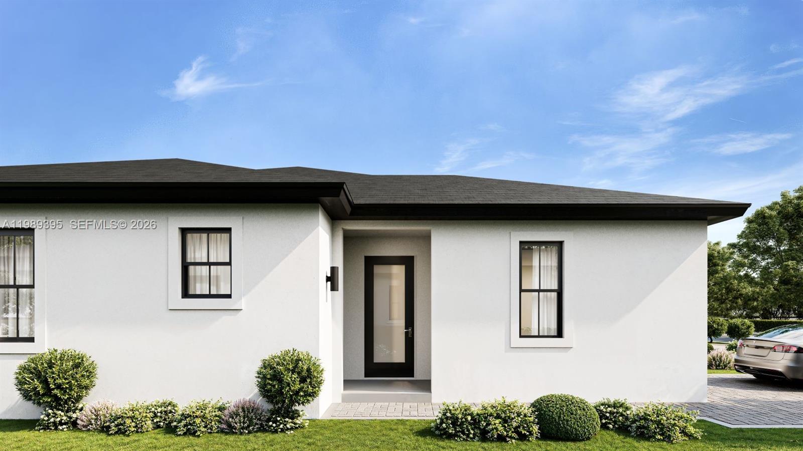 "Palm Villas introduces a boutique collection of just 32 twin homes alongside a rare single-family residence, creating a private and welcoming community in the heart of South Miami-Dade. Designed with both style and functionality in mind, these single-story homes feature open-concept layouts, 3-bedroom and 2-bath configurations, as well as a unique 4-bedroom, 3-bath single-family opportunity with a garage.

Each home showcases modern design elements, including porcelain tile flooring throughout and upscale finishes that elevate everyday living. Spacious yards provide the perfect setting for outdoor entertaining, family gatherings, or simply enjoying South Florida’s year-round sunshine, while generous driveways offer convenient parking for multiple vehicles.

Ideally located near major roadways, shopping centers, dining options, and top local attractions, Palm Villas places residents just minutes from everything they need. The surrounding area continues to grow, making it an attractive choice for both homeowners and investors seeking long-term value in a vibrant and expanding community.

Developed by Bluenest Development, Palm Villas reflects a commitment to delivering high-quality homes at attainable prices—making modern, well-crafted living more accessible without compromising on design or comfort."