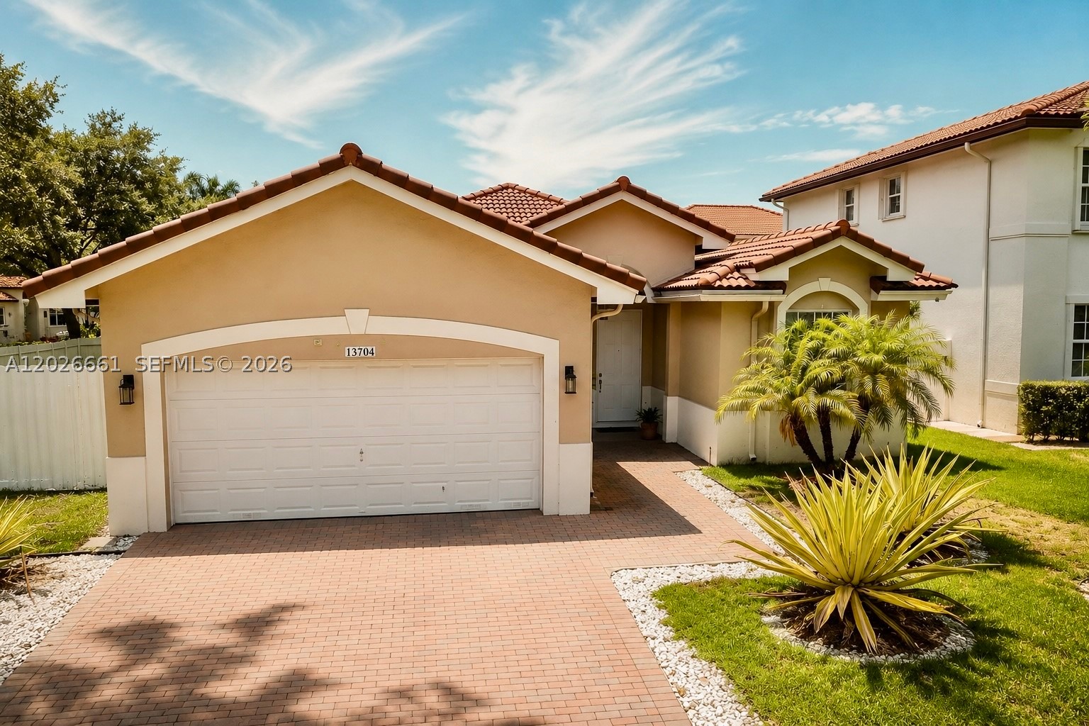 Beautiful 3-bedroom, 2-bathroom home located in the desirable Monarch Lakes community in Miramar. This well-maintained property features approximately 1,667 SF of living area and sits on an oversized 7,800+ SF lot with a spacious backyard perfect for entertaining, pets, family gatherings, or future outdoor enhancements. The home includes a covered 2-car garage plus additional parking space for multiple vehicles, a functional layout, and solar panels that help improve energy efficiency and reduce monthly electric costs. Conveniently located near major highways, shopping centers, dining, schools, and parks.