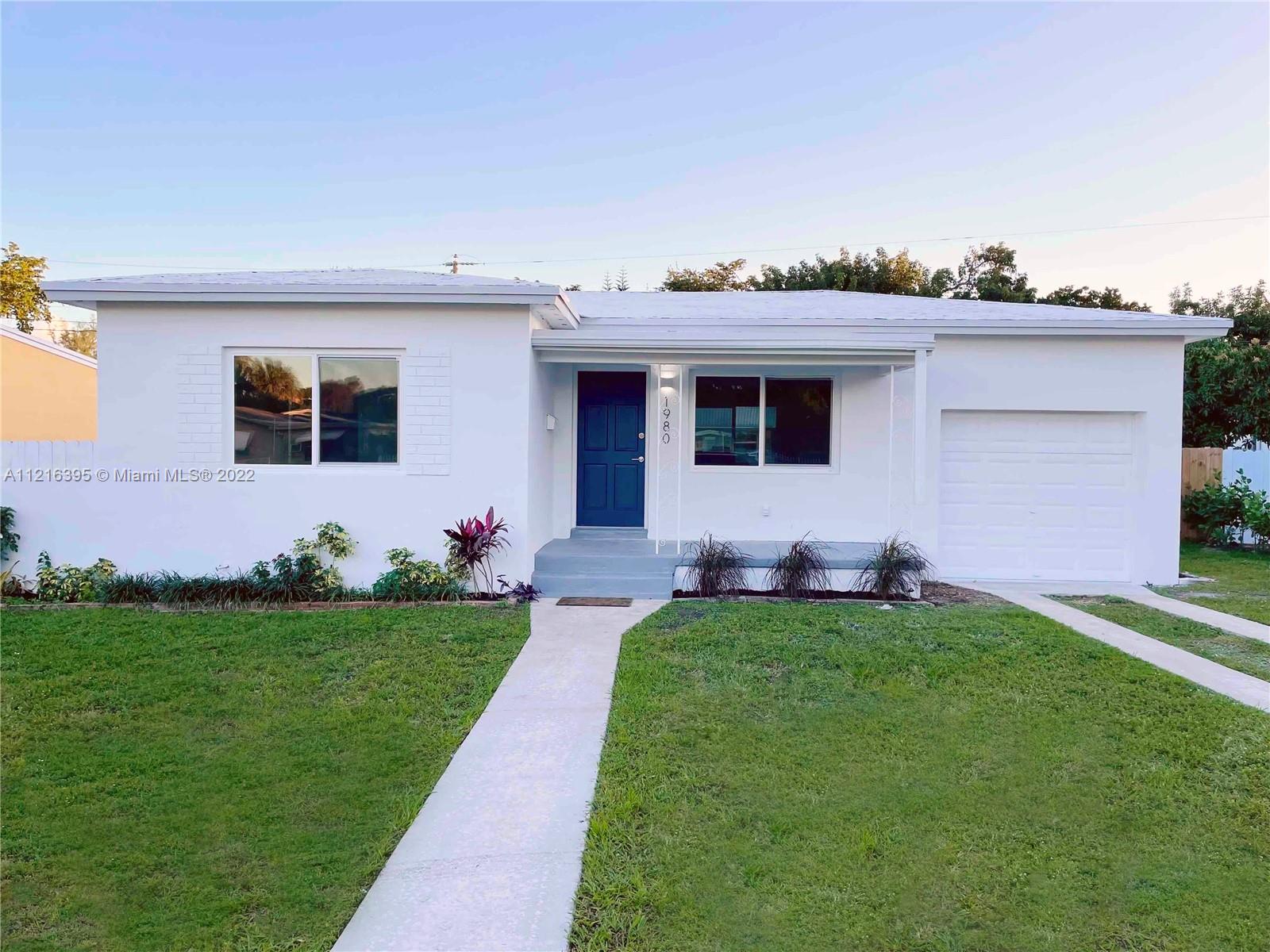 Ready to move-in, available for short term or long term lease. Remodeled 3 bedroom, 2 bathroom house located in North Miami Beach minutes away from the beach and Oleta River State Park. Features open kitchen, stainless steel appliances, granite countertop, updated bathrooms, vinyl & wood flooring, Samsung washer/dryer, impact windows throughout, storage shed, ample parking and spacious backyard. Centrally located near Aventura Mall, Florida International University, restaurants, shopping, banks, Publix, Target, Costco, post office, Home Depot, hotels, gyms, hospital and much more! Fast approval. Pet friendly, $300/non refundable pet fee. Move-in with first month of rent + security deposit.
