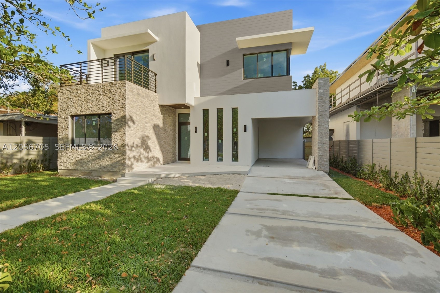 5 Bedroom 4 bathrooms dream home is beautiful Coconut Grove, steps from Grand Ave and Town Center. Newly built with high end materials and finishes, themador appliances, Italian tile floors across a 3,200 Sq Ft. design. Really great open layout. Attention to detail. Must see, will not last.