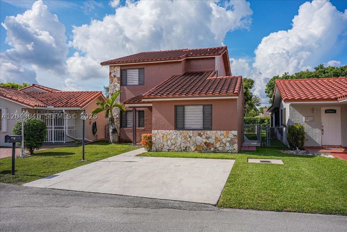 Exceptional opportunity to own this spacious 4-bedroom, 3-bath residence offering 2,716 sq. ft. of comfortable living space in one of Kendall’s most desirable neighborhoods. Thoughtfully designed for today’s lifestyle, the versatile floor plan features one bedroom and one full bathroom on the first floor—ideal for guests, in-laws, or a private home office. Also features dual-zone air conditioning for added comfort throughout the home.

The bright and inviting interior offers generous living and dining areas, a spacious family room, and a functional kitchen that seamlessly connects to the home’s main living spaces, making it perfect for everyday living and entertaining. An ample Florida Room with its own A/C system. Upstairs, you’ll find brand-new laminate wood flooring throughout, adding a fresh, modern touch. The oversized primary suite and additional bedrooms provide ample space for the entire family.

Step outside to enjoy a private backyard with no rear neighbors, offering the perfect setting for relaxing and entertaining. 

Conveniently located near excellent schools, parks, shopping, dining, and major highways, this home combines space, privacy, and an unbeatable location. A rare opportunity to own a beautifully maintained home with an ideal floor plan in a highly sought-after community. Schedule your private showing today!