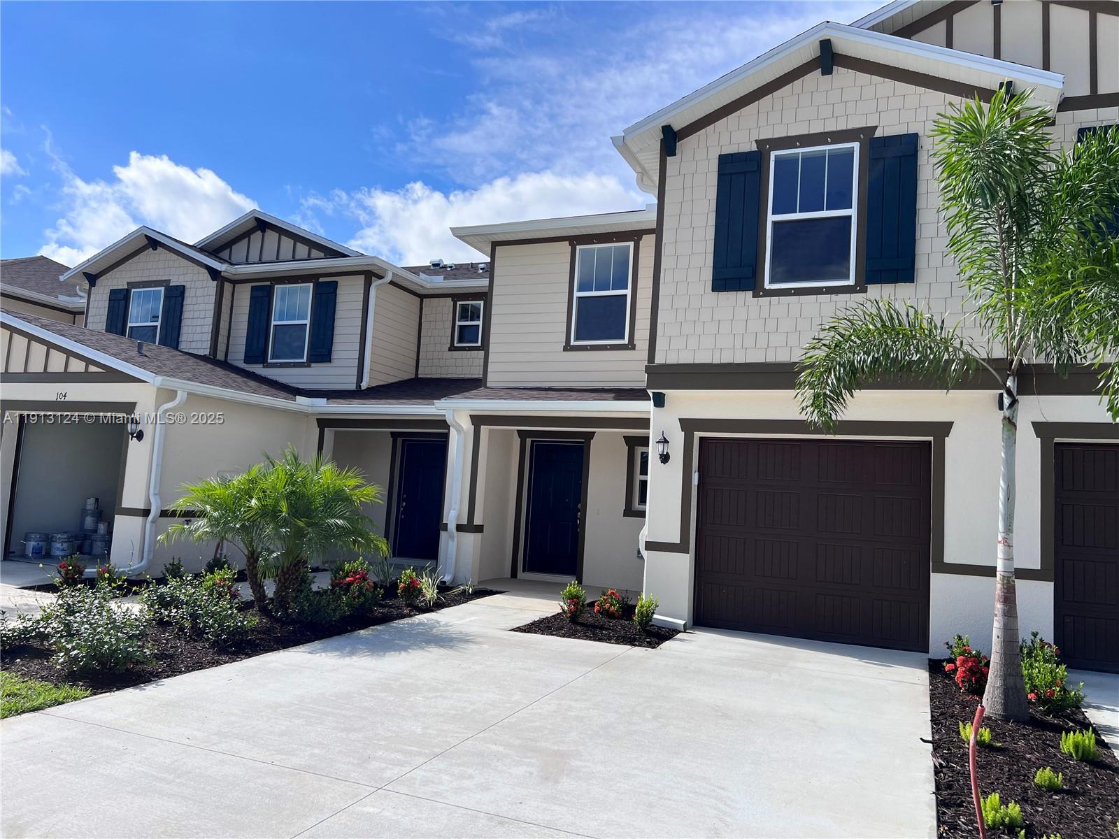 3-bedroom, 2.5-bath home.  a bright modern style and peaceful living with this beautiful lakefront townhome in the gated community of Bayshore Commons. Built in 2023, , inviting atmosphere and a layout designed for both comfort and convenience. The stunning kitchen features crisp white cabinetry, granite countertops, pendant-lit breakfast bar, stainless steel appliances, and a pantryopening seamlessly to the spacious great room, ideal for everyday living and entertaining.
Bayshore  clubhouse and refreshing community pool. The low HOA fee covers water, sewer, and landscaping, making maintenance effortless. Ideally located with quick access to I-75 and downtown Fort Myers, this home delivers serene lakefront living with everyday convenience.