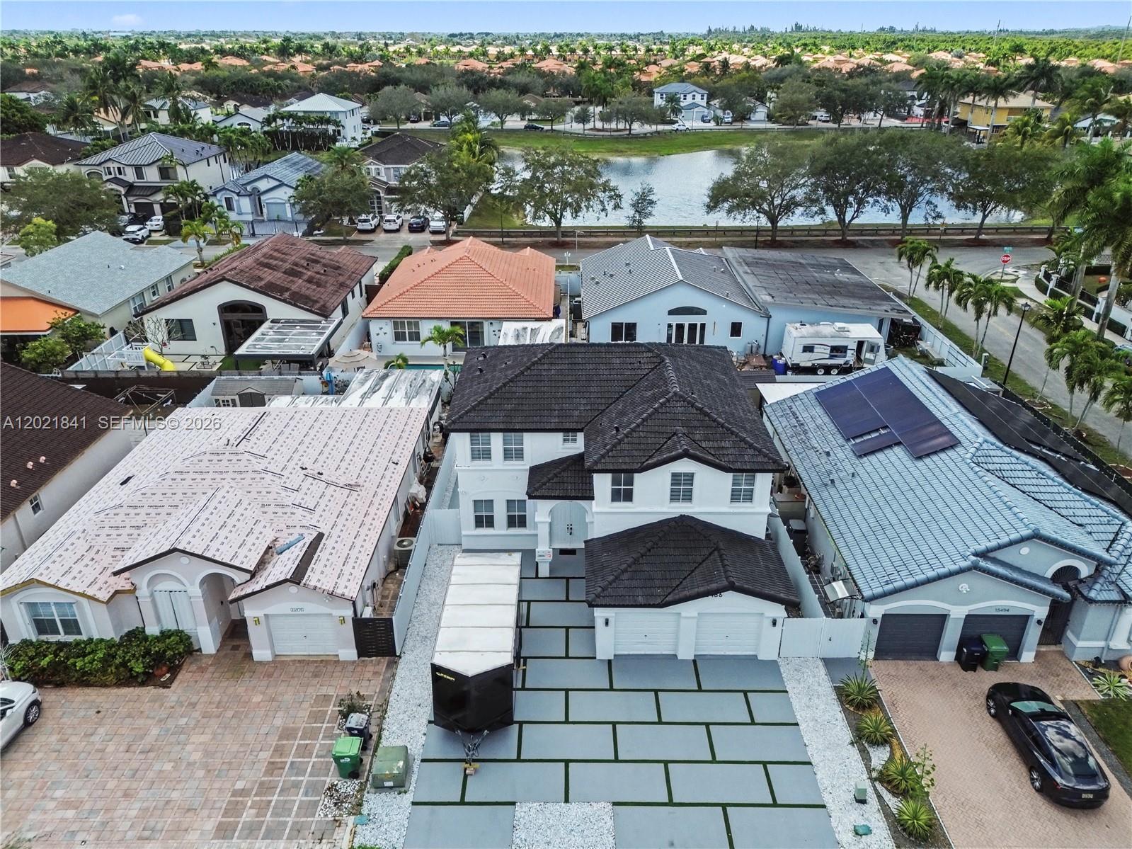 "JUST STUNNING" is the only way to describe this beautiful 5 bedroom / 3.5-bathroom pool home located in an established and family friendly neighborhood in West Kendall. This amazing home features beautiful floors throughout the house, a stunning kitchen with stainless steel appliances, modern interior doors, updated bathrooms, a brand-new pool, a Master bedroom with a huge walk-in closet and so much more! In addition, this pristine home also has an additional room that can be used as a separate bedroom or an office. This residence is second to none and is Move-In-Ready to use to entertain family and friends throughout the entire year. No HOA.