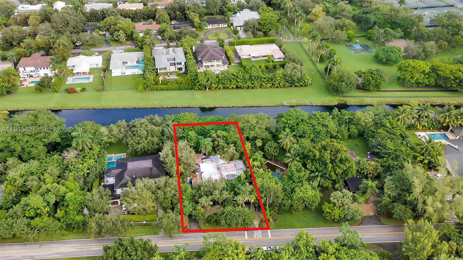 Prime redevelopment opportunity on an oversized 12,000+ SF lot with a picturesque canal backdrop and mature trees providing privacy and a beautiful natural setting. Ideal for builders, investors, or end users seeking to build a custom estate. Surrounded by high-end homes and strong comparable sales in a highly sought-after location with excellent public and private school options nearby. 

Surrounded by nature yet minutes from everything, the location is unbeatable — just moments from the renowned shops and restaurants of South Miami, a short drive to Dadeland Mall, and only 15 minutes from Hammock Park Marina and Biscayne Ba*. The area is also surrounded by top-rated public and private schools and beautiful parks.

We have elevation, lien search and survey.