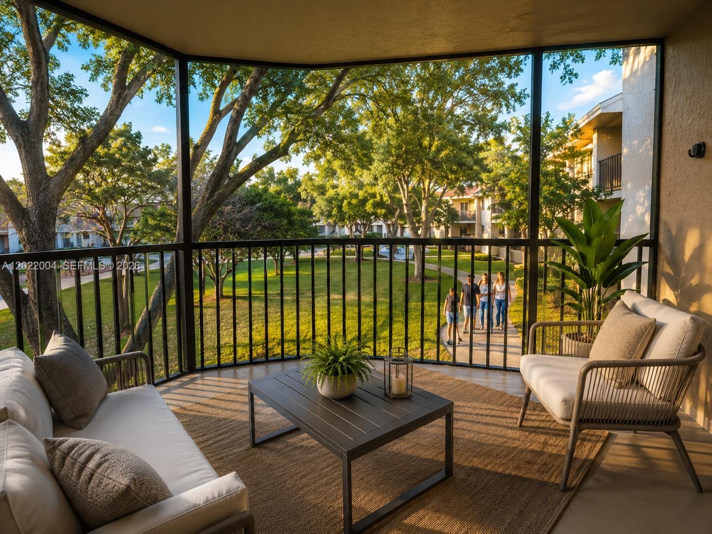 Seller financing - partially renovated - Spacious 1 bed / 1.5 bath corner condo located on the 3rd floor at Miramar Club. This partially renovated unit features a new kitchen, light neutral ceramic tile floors throughout, new A/C, washer/dryer, and new stainless-steel refrigerator and stove. The condo offers excellent privacy, with no direct unit attached except for the balcony storage wall, and its top-floor location makes it attractive for both end users and investors.

NO RENTAL RESTRICTIONS. CONDO HAS RESERVES. Seller financing available with 30% down. Large screened balcony with great shade and afternoon breeze. Open breezeway entrance with palm trees, assigned parking space in front of the building, and ample guest parking. Building has elevator and is located next to the gated community pool. Unit rented.