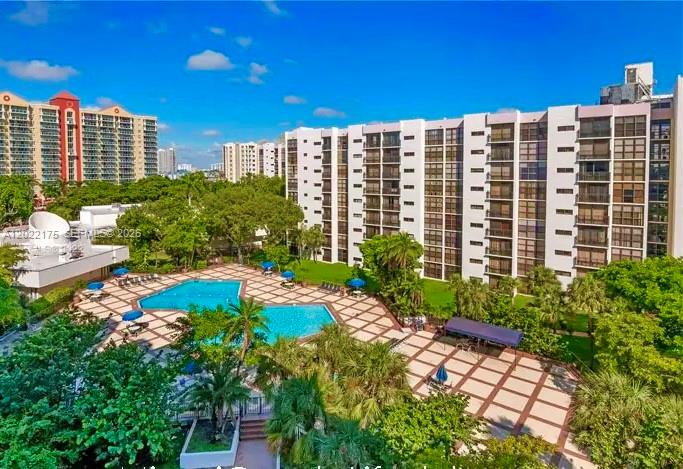 Welcome to this amazing1 bedroom, 1 and a half bath unit at Plaza of the Americas! Unit is freshly painted, bright with a breathtaking 10th floor view. Brand new ceiling lights fixture. Floor-to-ceiling windows. Remodeled kitchen, brand new dishwasher, new vanities in both bathrooms. Walking distance to the beach. Walk-in closet. Condo in the heart of Sunny Isles Beach. Gated community with resort style amenities: 2 tennis courts, basketball, jogging track, playground, beautiful pool area with jacuzzi, BBQ area, gym and more! Extra storage space. 24 hour security. Water, cable and internet are included in maintenance. Covered parking garage. Can be rented right after the closing. Perfect for investors or first time Buyers.