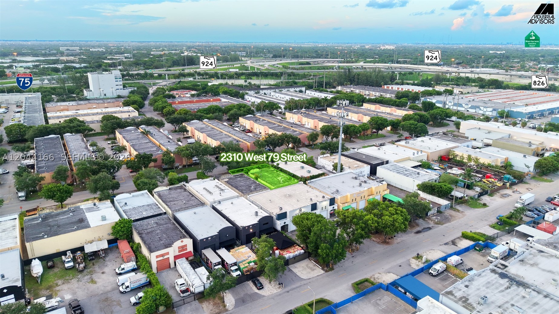 ±2,780 SF warehouse property located in Hialeah, FL. Situated on a ±5,836 SF lot, the property features one (1) drive-in bay, 20' ceiling height, M-1 Industrial zoning, two (2) restrooms, and one (1) shower. Well-positioned within Hialeah's established industrial market with convenient access to major transportation routes.