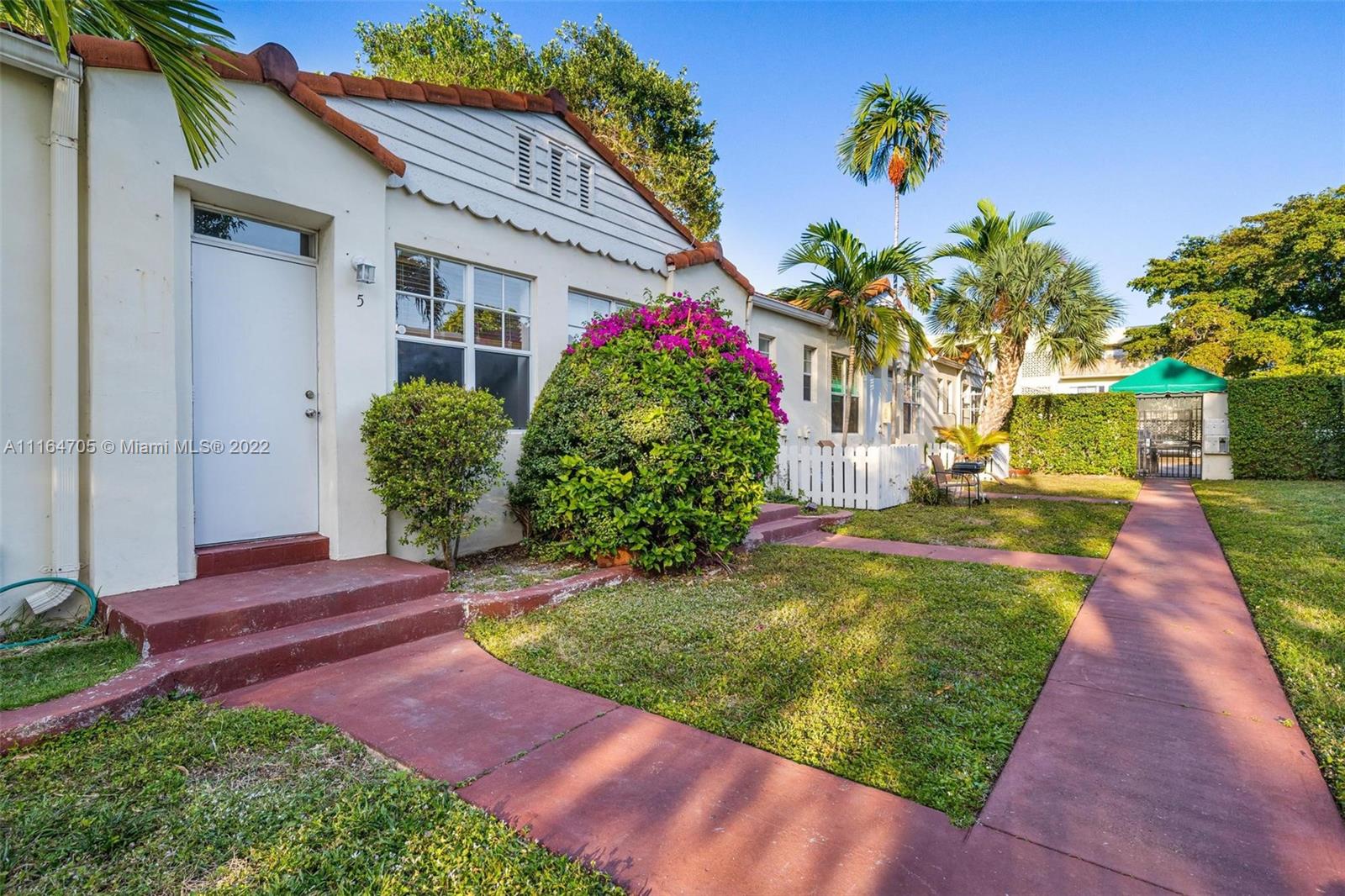 Washer/Dryer in the unit + 1 Assigned Parking space + Central AC in this updated garden style South Beach apartment. Be among only 8 units in this gated community located in a prime South Beach location. This unit has been recently painted and ready to move in. ESA Pet is ok. Rent includes water, sewer, trash. Tenant responsible for other utilities.

New Bathroom, kitchen, front door and windows are on the way but won’t be delivered and installed for a couple months.

Easy to show contact listing agent.