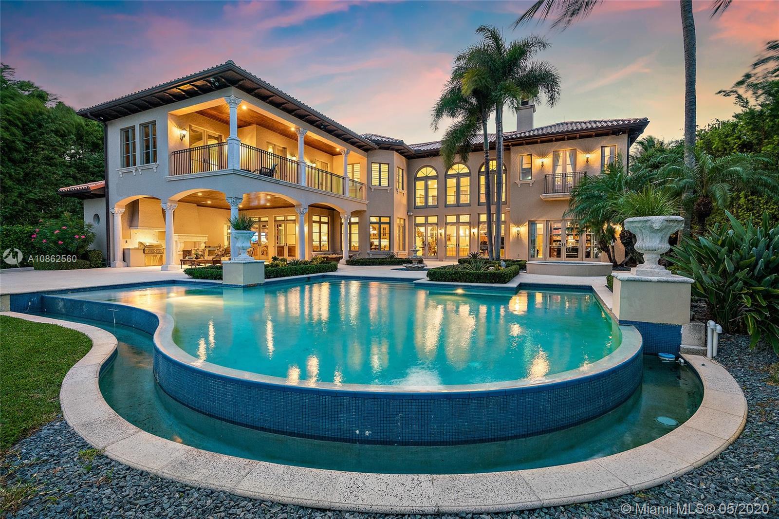 Boasting over a 100 feet of water-frontage and incredible panoramic views of the Loxahatchee River, this grand estate is a true master piece. Set on one acre of land and located on the sought after Pennock Point Road, this 8,500+ sq. ft. home, built by Ecclestone Signature Homes, truly displays craftsmanship and attention to detail. Upon entering you will be drawn in by the water views. The home is a perfect combination of formal and informal living. The formal dining area, leading into the living room along with the wine storage lend for that elegant formal event. The open kitchen to the family room, breakfast room and summer kitchen allow for that comfortable casual living. The master bedroom, with his and her bathrooms, has amazing views, including the famed Jupiter Lighthouse.