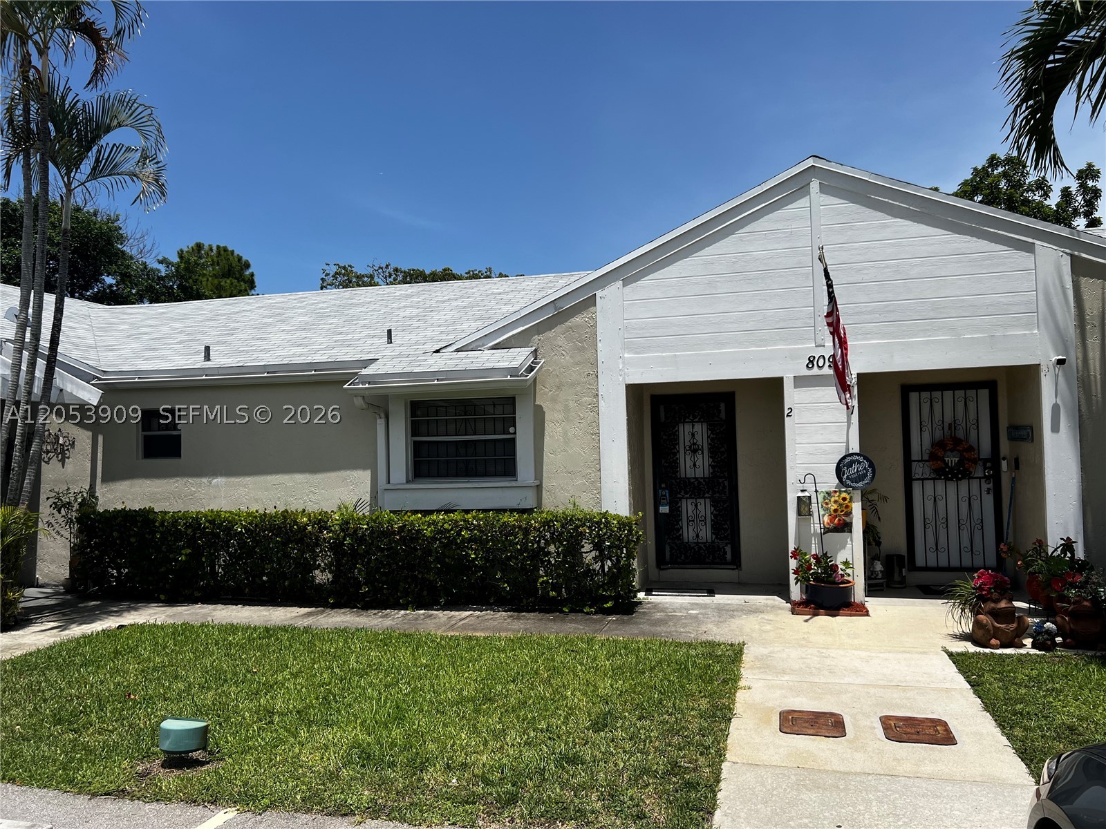 Spacious 2 bedrooms and 2 bathrooms situated in the gated community of Sierra Ridge. new kitchen cabinets and quarz countertop, unit recently painted, large private fenced patio, washer and dryer inside the property. Amenities include 2 Pools, Playground and 24 hour gated security. Close to Aventura Mall and to major highways.Walking distance to the A+ rated schools (Dr. Michael Krop and Highland Oak Middle School) By the Association 700 Credit Score is required for all adults . Tenants pay for water, sewer and electricity