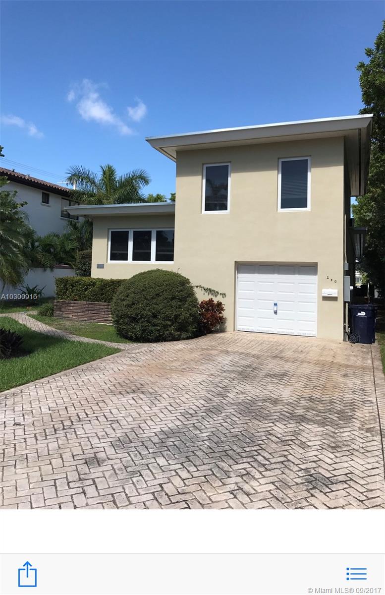 Waterfront home on the gorgeous Venetian Islands. 1950's charmer with big open spaces, terrazzo floors and tons of natural light. 3 bedrooms plus maids room and bath, glamorous living room, and large family room overlooking the water and pool...Or build your dream home!! Easy to show!
