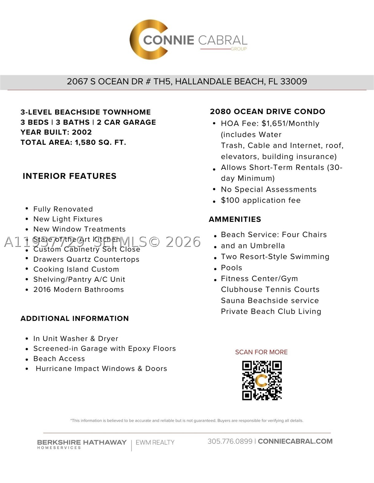 2080 OCEAN DRIVE CONDO - Residential