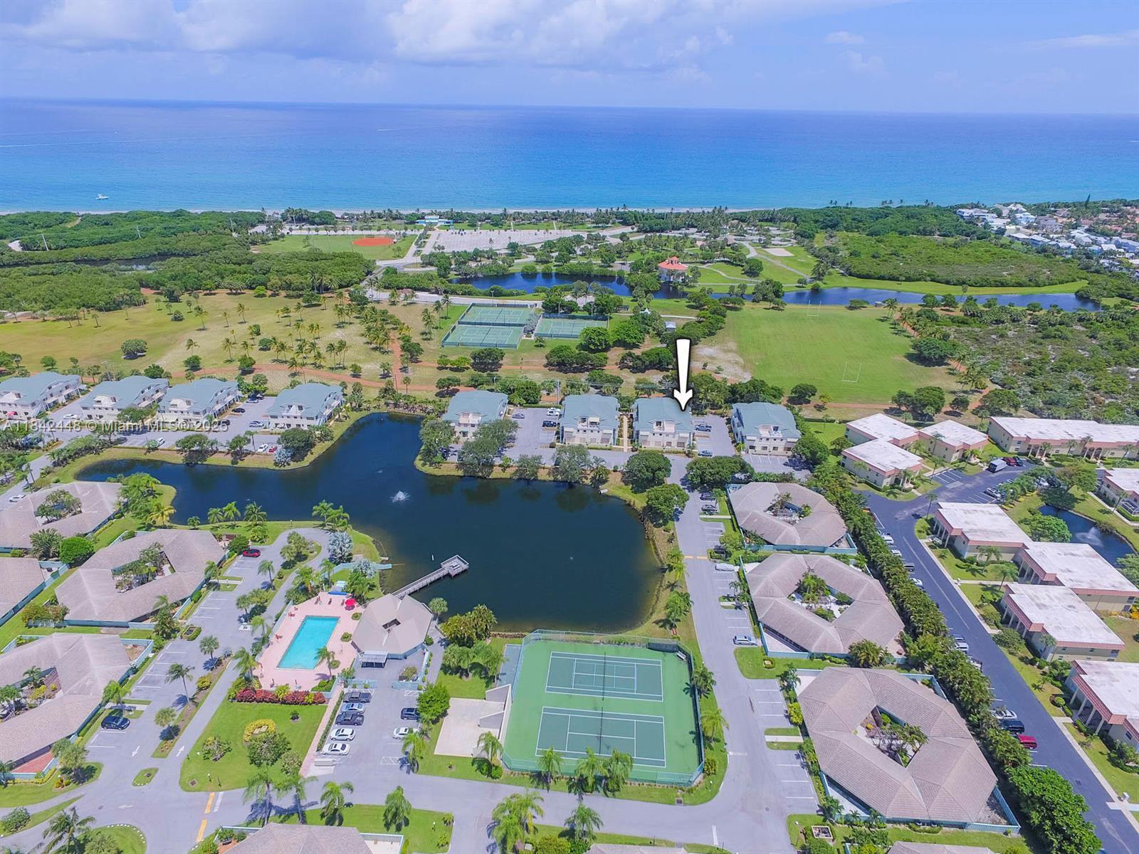Rarely available, updated first-floor condo in Jupiter’s Bella Vista community. Best-priced unit in the community with no rental restrictions, offering excellent income-producing potential. Ideal for investors, short-term airbnb rentals, seasonal, or full-time residents.

This turnkey furnished unit backs up to pet-friendly Carlin Park with scenic walking trails and is just a short stroll to Jupiter’s beautiful beaches. Community amenities include a heated pool, tennis courts, and bocce ball. Centrally located near dining, shopping, beaches, and nightlife.