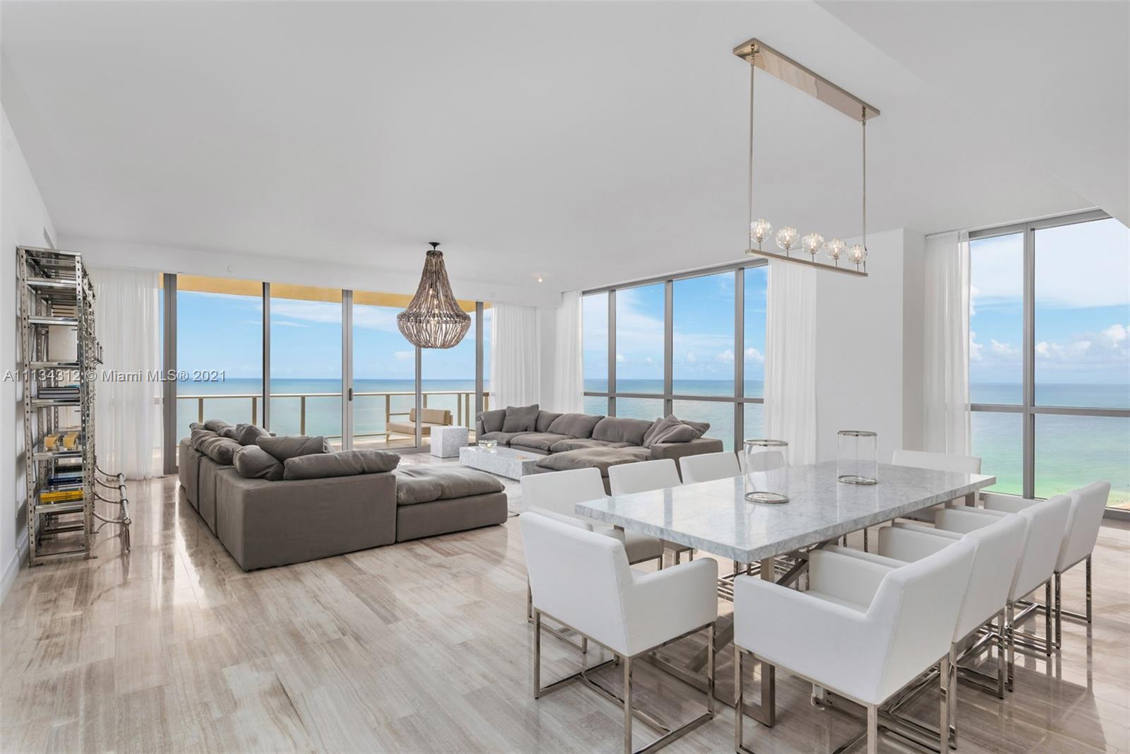 The Best unit in the Best building in the Best area! Introducing unit 1702 at the highly coveted The Mansions at Acqualina. This is literally a mansion in the sky. with over 4600 square feet of direct ocean front and intercostal living. This 3 bedroom 6.5 bath spectacular unit features all marble floors, onyx bathrooms, an incredible chefs kitchen and a Jacuzzi in your own balcony! This is by far the best priced high floor unit and it is priced to sell. if you are familiar with this building you know the level of craftsmanship, exclusivity and privacy being offered with this lifestyle.