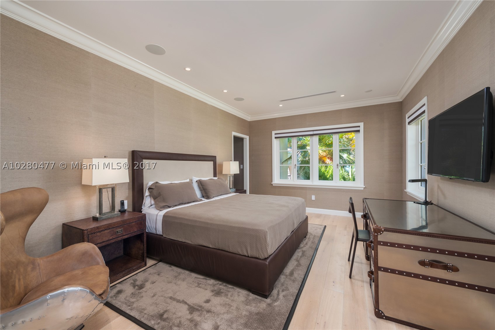 A rare opportunity to own this unique 1.85 acre estate on the prestigious Star Island, on the market for the first time in 44 years! This premiere estate situated on the most sought after north side of Star Island offers unparalleled unobstructed wide open water views of Biscayne Bay. This grand 7 BD,7.5 BA residence is located on a spectacular 80,664 SF lot, boasting 327 feet of waterfrontage. Take in sweeping ocean breezes from the East throughout the expansive grounds, in the sparkling pool, or out on the lighted tennis court. Enjoy living in one of 34 homes on this elite and exclusive island paradise.