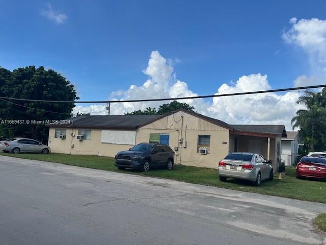 Great opportunity to own a duplex in the city of Homestead. The property is on a corner lot with plenty of parking for the tenants. One unit is a 3/1 and the other is a 2/1. Long term tenants on month to month agreement. Rents are below market for the area.