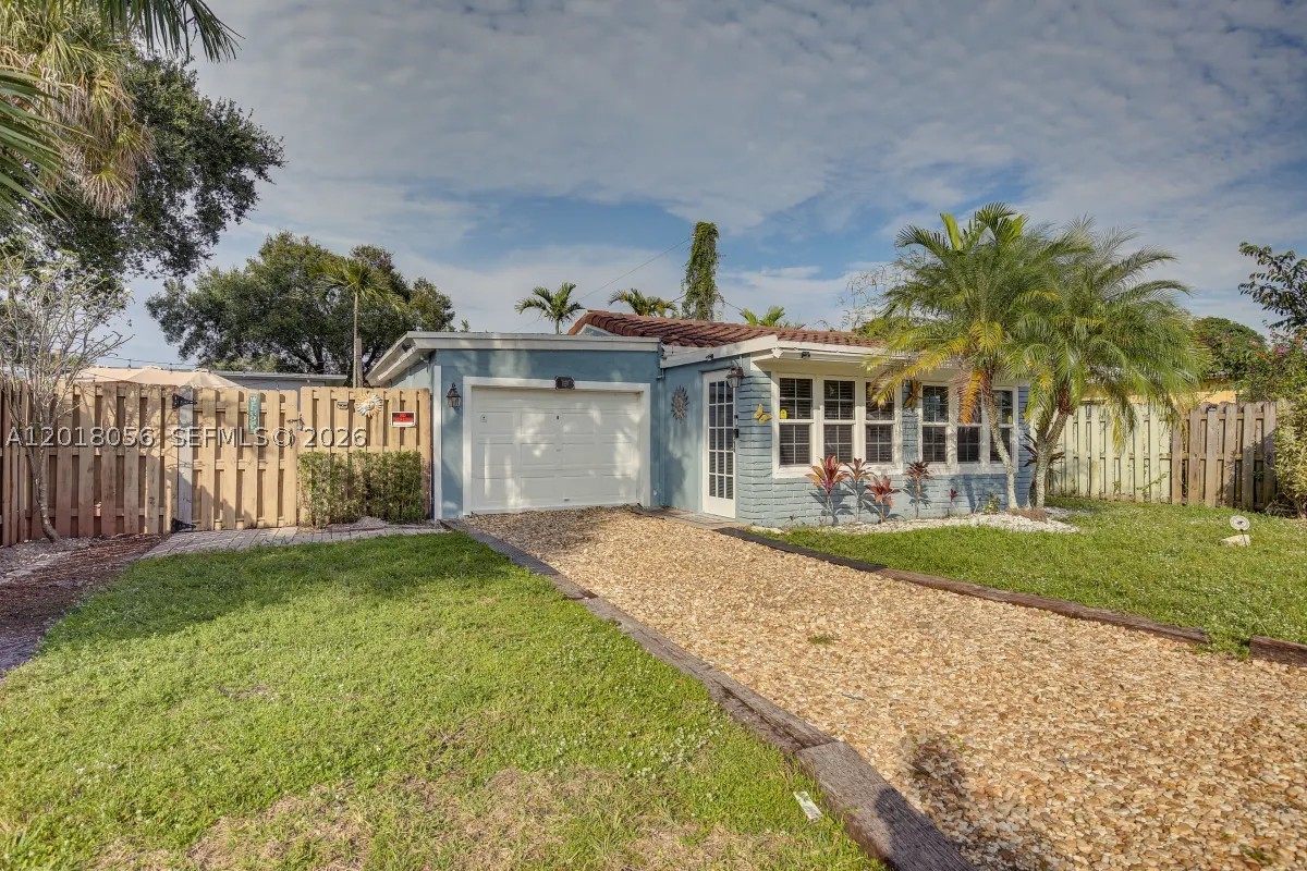 Excellent opportunity to own a versatile property that’s perfect as a primary residence, vacation home, or income-producing investment. This charming single-family home features 2 bedrooms, 2 bathrooms, spacious living and dining areas, an eat-in kitchen, and a separate utility/laundry room with a functional layout and generous living spaces throughout. The oversized lot offers plenty of room for a pool, RV, or boat parking, plus a detached workshop/storage building for added convenience. Ideally located just minutes from Downtown Fort Lauderdale, Las Olas Boulevard, beaches, shopping, dining, and major highways. With its prime location and desirable features, this property offers outstanding Airbnb and short-term rental potential.