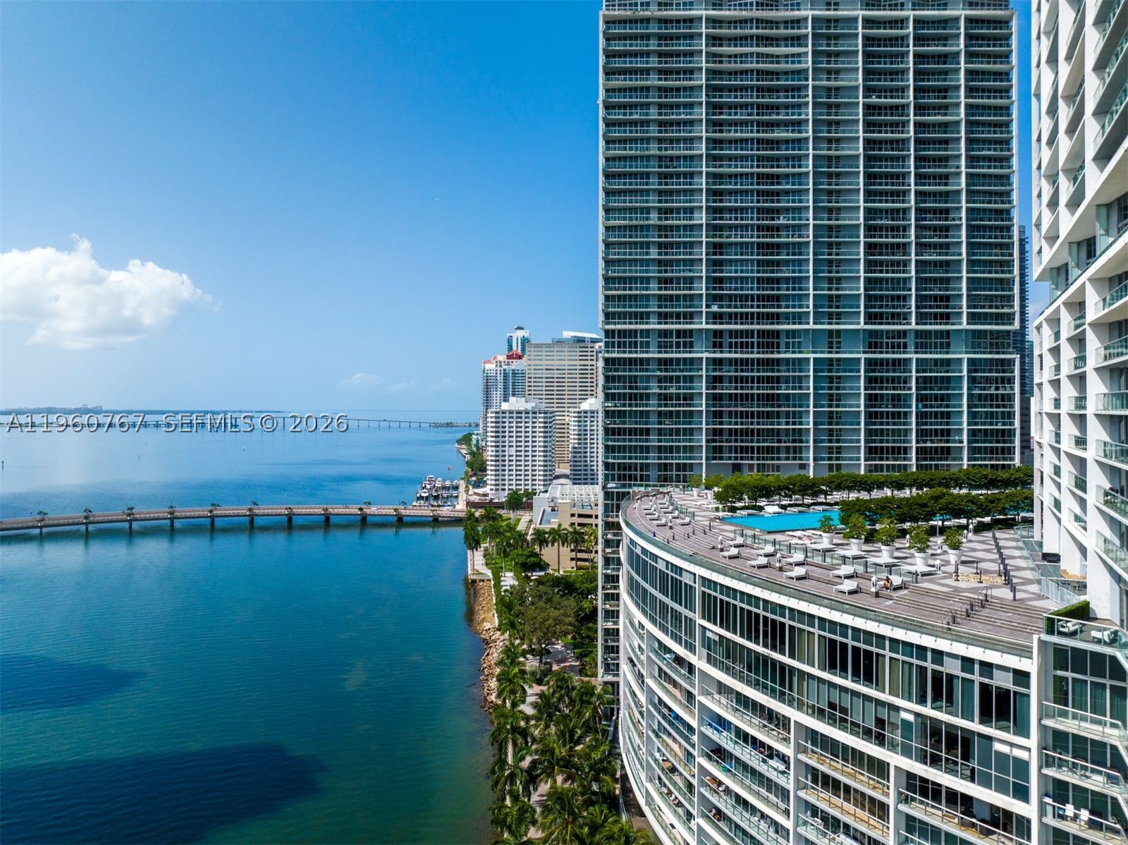 Experience luxury living from the 35th floor at Icon Brickell in this stunning 2 bedroom, 2 bath corner residence offering breathtaking views of Biscayne Bay, the Miami River, and the Brickell skyline. Floor to ceiling windows fill the residence with natural light and open to an expansive terrace overlooking the amenity deck. The spacious layout features an Italian-designed kitchen, a Sub-Zero refrigerator and freezer, and a large eat in island. The primary suite offers sweeping water views, dual walk in closets, and spacious bathrooms. Residents enjoy 5 star amenities including a 300 foot resort style pool, one of a kind spa, fitness center, on site dining, 24-hour concierge, and valet. Ideally located in the heart of Brickell, just steps from Brickell City Centre, Whole Foods, dining, shopping, nightlife, and transportation.