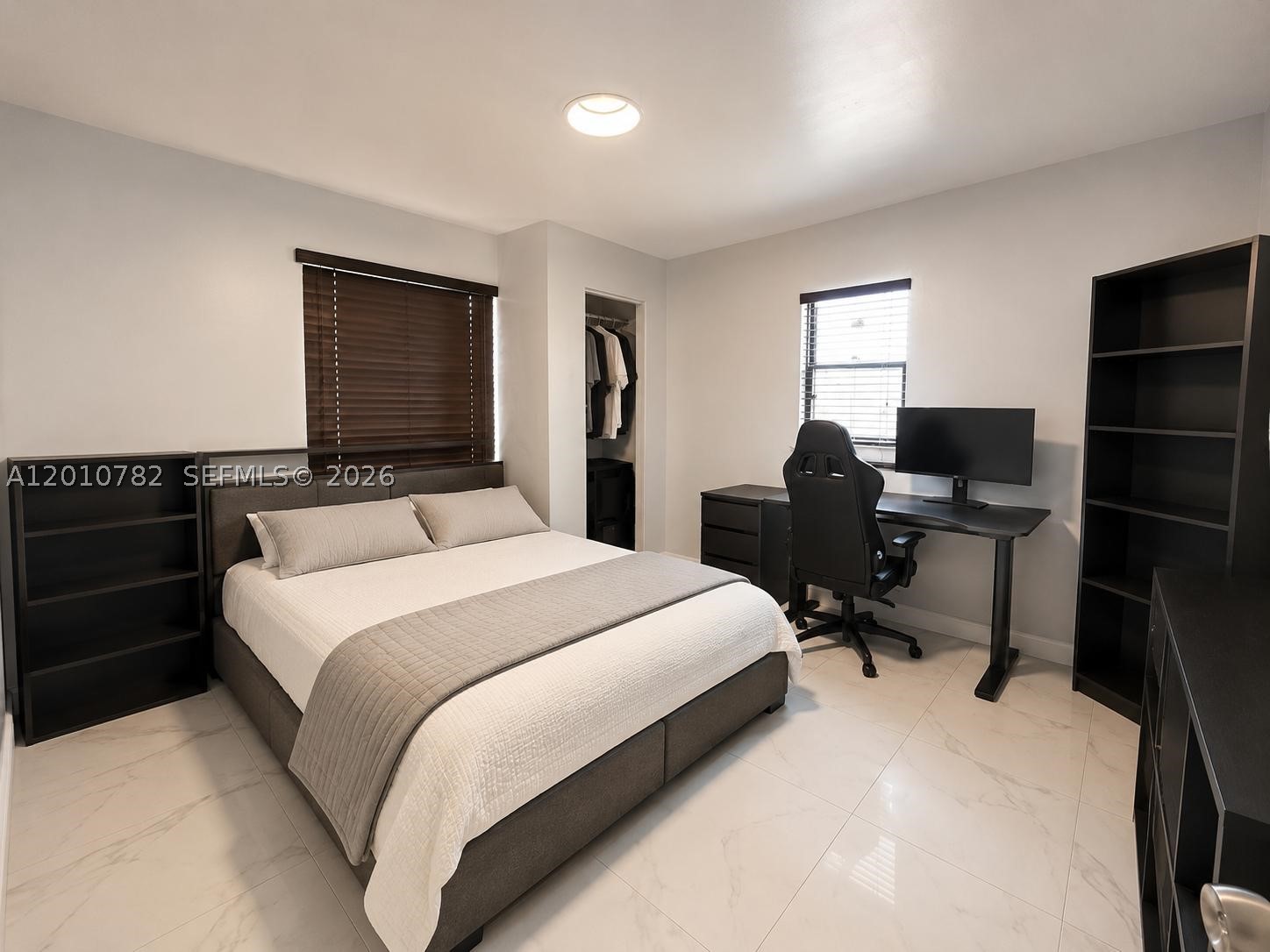 Completely renovated and move-in ready, this updated single-family home in Miami Gardens offers modern upgrades and income potential. The property has undergone major improvements, including replacement of the front and interior walls, with only the rear wall remaining as original block construction, creating a solid structure with block on the lower level and stucco above.

The home features 3 bedrooms, 2 full bathrooms, an open Florida room, a brand-new kitchen (2024) with modern cabinetry, stainless steel appliances, and updated plumbing. Bathrooms have been renovated, and plumbing in both kitchen and baths is new. Additional upgrades include a new A/C (2024), roof (2023), impact windows and doors, and new tile flooring (2025).

Interior layout is bright and functional with separate living and dining areas, spacious bedrooms, and good natural light. The primary bedroom includes an open-style closet system.

A permitted efficiency offers income-producing potential or private guest space. The property sits on a large lot with ample parking, a spacious backyard, and a permitted storage shed. No HOA.

Conveniently located near major highways, shopping, dining, and schools, making it ideal for homeowners or investors seeking a turnkey opportunity. Incentives offered by the seller's preferred lender.  Ask for more information.