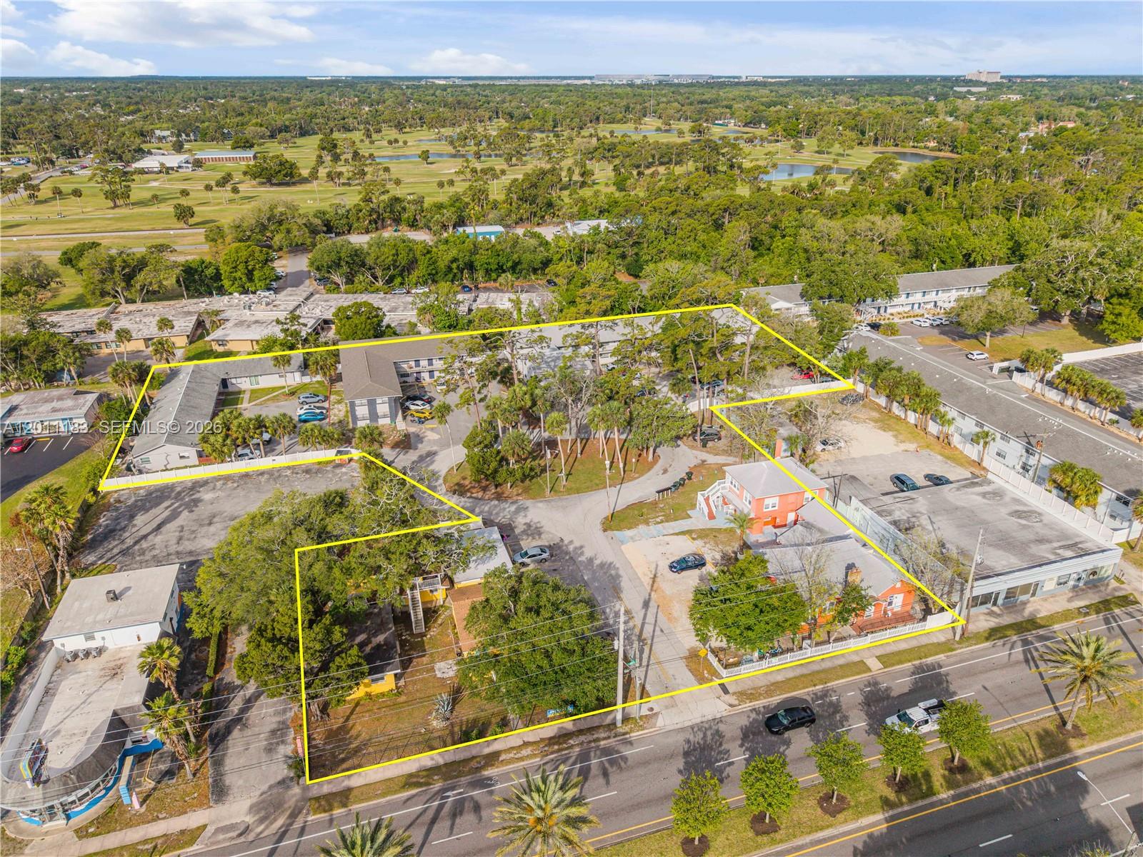 RARE OPPORTUNITY! 60-UNIT VALUE-ADD MULTIFAMILY PORTFOLIO IN PRIME DAYTONA BEACH LOCATION WITH US-1 FRONTAGE! Income-producing asset featuring 60 UNITS across 9 BUILDINGS on 1.72 ACRES, offering IMMEDIATE CASHflow with significant upside potential. the property delivers strong in-place income with opportunity for increased NOI through continued lease-up and rent growth. Over $500,000 in capital improvements have been completed, with approximately 51 of units renovated, rented, and the remaining units scheduled for COMPLETION PRIOR TO CLOSING. Renovated units feature modern kitchens, updated appliances, designer finishes, and luxury vinyl flooring. Unit mix includes 40 one-bedroom units, 13 studios, and 7 two-bedroom units, well-positioned for strong workforce and student housing demand near Embry-Riddle and Daytona State College. Structured as a MULTI FOLIO OVAL ASSAMBLAGE with zoning allowing potential hotel conversion, offering long-term flexibility and redevelopment optionality. Located along the high-visibility US-1 corridor and minutes from Daytona Beach, this asset supports multiple EXIT strategies including long-term hold, refinance, repositioning, or redevelopment. Ideal for multifamily operators, private investors, and 1031 exchange buyers seeking scale, yield, and value creation in a high-demand rental market.