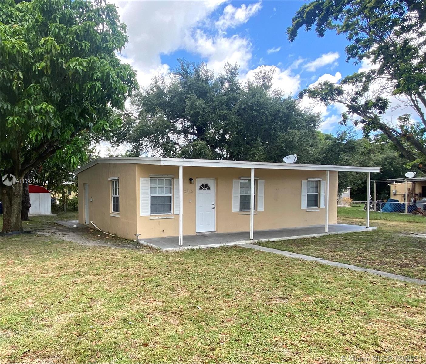 Beautiful renovated 3 bedroom 1 bathroom home with a wonderful backyard! Truly one of a kind home. Perfect home for a family. Nice floors, central A/C, spacious living room, updated bathroom. Great yard with additional parking and a shed in the back. Located on a nice lot with easy access to I-95.
