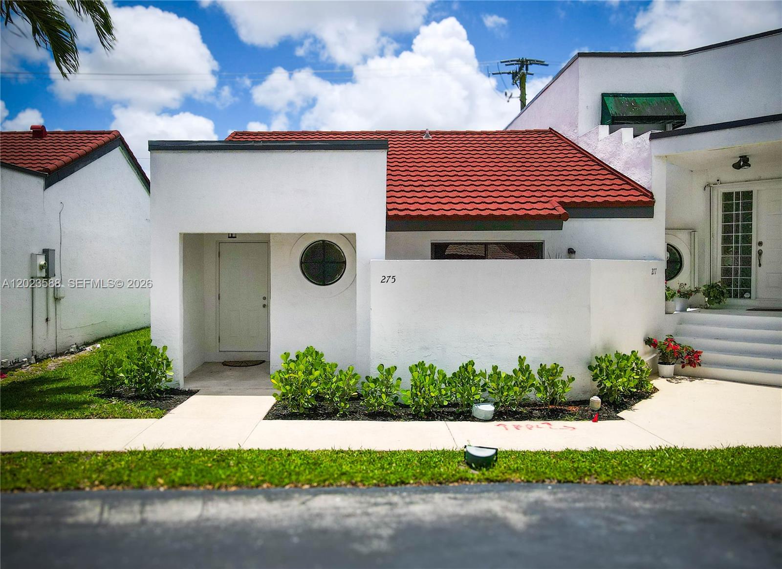 This fully upgraded, move-in-ready home offers the perfect combination of modern style, major big-ticket updates, and low-maintenance living! Featuring a NEW 2019 roof, 2019 A/C, updated electrical panel up to code, and LOW HOA fees with the assessment already PAID IN FULL, this property delivers true peace of mind from day one. Step inside to a bright, freshly painted interior with stunning new waterproof vinyl flooring throughout and upgraded lighting that gives the home a clean, contemporary feel. The show-stopping kitchen has been completely renovated with gorgeous granite countertops and a brand-new stainless steel appliance package including refrigerator, electric range, microwave, and dishwasher. A brand-new washer and dryer are also included! Outdoor spaces have been thoughtfully refreshed with new landscaping, a newly screened porch perfect for relaxing year-round, a new front door, and a convenient exterior storage shed. Additional upgrades include professionally cleaned A/C ducts for added comfort and efficiency. Ideally located less than one mile from Villages of Hillsboro Park with tennis courts, basketball courts, playgrounds, and more. Residents enjoy resort-style, low-maintenance living with a community pool, beautifully maintained common areas, and exterior maintenance included. This is the turnkey home buyers have been waiting for!