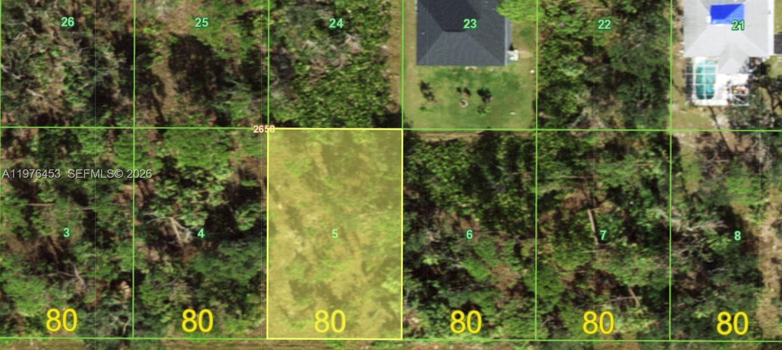 Build your dream home on this residential vacant lot located in Port Charlotte. Zoned for single-family use and
situated on a paved road with easy access to main roads, shopping, dining, schools, and nearby beaches. This lot
offers a great opportunity for investors or buyers looking to build in a growing area of Southwest Florida. No HOA.
Buyer to verify zoning, utilities, environmental conditions, and building requirements with Charlotte County.
