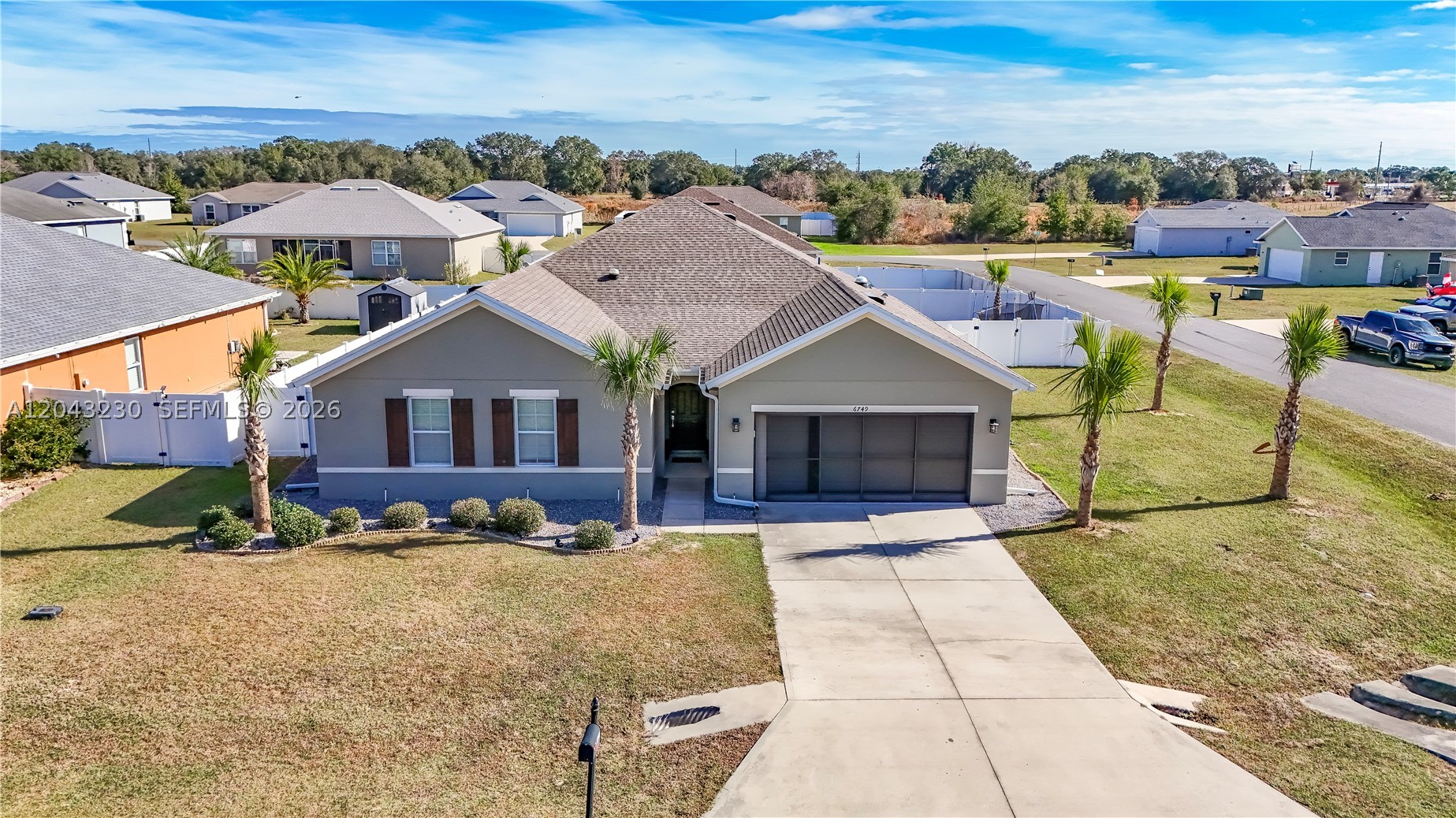 Welcome to your new home. This exceptional 4-bedroom, 2-bathroom residence offers 2,347 square feet of thoughtfully designed living space, situated on a spacious 0.26-acre corner lot. The home features elegant marble flooring throughout, complemented by quartz countertops and beautifully landscaped grounds with newly planted palm trees.

A charming fireplace serves as a focal point of the living area, creating the perfect setting for entertaining guests or enjoying quality time with family. The bathrooms are equipped with integrated Bluetooth technology, providing a modern smart-home touch that allows you to enjoy music, podcasts, or audio entertainment with ease.

Combining style, comfort, and contemporary upgrades, this home is truly move-in ready.