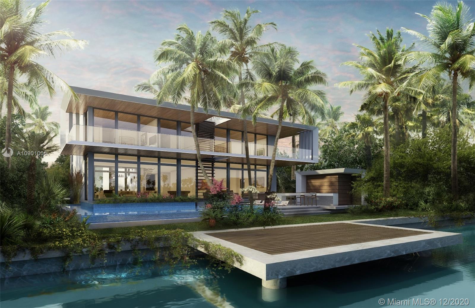 Price of $11.9M is for the finished product for a brand new modern home designed by Borges Architects. Set on prestigious Pine Tree Drive - Opportunity to own or build a stunning waterfront modern home with approved plans 6,700+ sq. ft. and 7,129 total sq. ft. designed by Borges w/ one of the largest docks on the water boasting 77 feet of water frontage + New seawall and dock already paid for and underway. Bay and ocean access make this property a Boater's Dream with protected waters. This central location in Miami Beach offers water views, ocean breeze throughout & lush landscaping to complete your tropical paradise. Lot is ready to build on right away. Build your dream home or invest for the future.