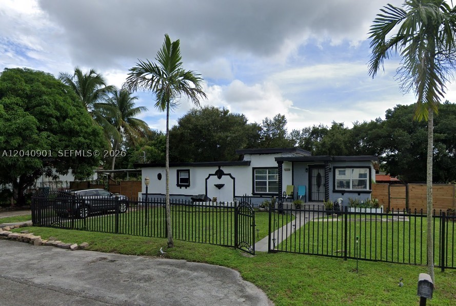 Lovely Biscayne Gardens Home situated on a oversized lot completely fence, very private. This home features five large bedroom and three full baths. Home is totally renovated with updated kitchens and bathrooms. New roof, new hurricane impact windows and doors.