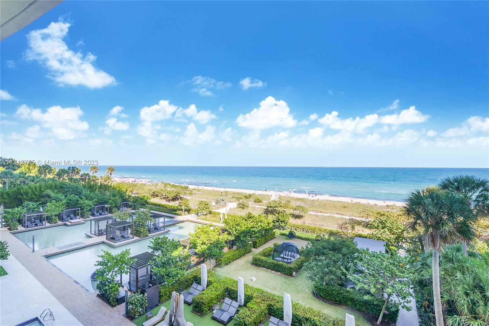 Enjoy the ART OF FENDI LIFESTYLE from this rarely available espectacular flow trough corner unit OCEANFRONT 4 Bedroom + staff quarters Residence with almost 6000 Sqft. This turnkey residence by amazing Interior Designer, fully furnished. 10 foot ceilings. Property Features & Amenities: Two pools, beach access, Spa, fitness centers private cinema & restaurant service as well as Residential Concierges and Valet.