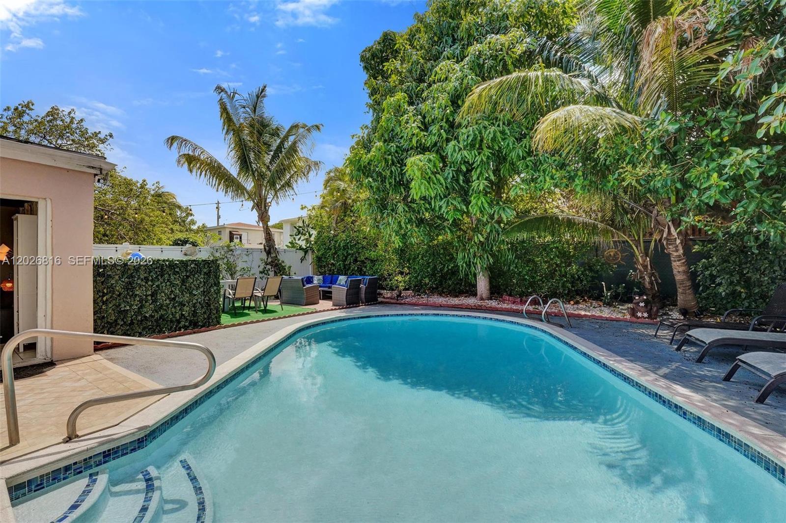 Beautiful fully furnished turnkey 2-story single-family home available for annual rental starting July 1st! This spacious 4-bedroom, 3-bath residence features a heated pool, large private backyard, and comfortable living spaces perfect for enjoying the South Florida lifestyle. The property comes fully furnished and move-in ready.
Features include a 2-car driveway, generous outdoor space ideal for entertaining, and a desirable layout with bedrooms and living areas distributed over two levels. Long-term rental only.
Conveniently located in Hallandale Beach close to shopping, dining, beaches, parks, and major highways.
Tenant responsible for landscaping/bush trimming, water, trash, FPL/electric, and internet.
