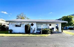 BUY IT TODAY. FURNISHED SINGLE FAMILY HOME IN A 55 YEAR OLD COMMUNITY. OWNER FINANCE NEGOTIABLE DOWN PAYMENT, @ 6.5% AMORTIZED OVER 30 YRS, 5 YEAR BALLOON. THIS BROKER-OWN SEASONAL HOME IS DESIGNED FOR THE MOST DISCERNING BUYER. CASH BUYERS WELCOME.
MAINENANCE INCLUDES, HOMEOWNERS INSURANCE, WATER, LAWN CARE, CABLE, INTERNET, POOL, FITNESS ROOM, FISHING PIER, REC. ROOM, LIBRARY, ETC.. 
NEAR HOLLYWOOD BEACH, HOSPITALS, HOUSE OF WORKSHIP, SHOPPING, I-95