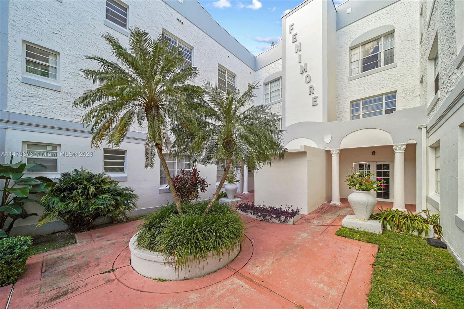 Welcome to this charming condo at The Fenimore South Beach. This delightful apartment boasts high ceilings, ample natural light and large living area with open floor plan. The kitchen is fitted with stainless steel appliances giving a modern and sleek look. Fenimore is perfectly located just minutes from Lincoln Road and a few blocks from the beach. You'll have easy access to the vibrant South Beach scene, its renowned restaurants, trendy shops, and exciting nightlife. Explore the nearby Flamingo Park with swimming pool, tennis courts, running track and more.