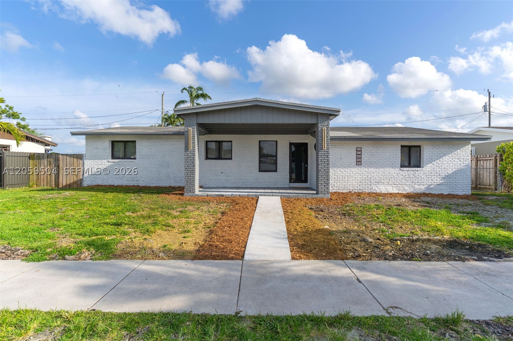Beautifully updated 3-bedroom, 2-bath home in a prime central location! This move-in-ready property offers the perfect combination of comfort, style, and functionality. Featuring a bright and inviting floor plan with tasteful updates throughout, this home is ideal for a variety of lifestyles. The converted garage provides valuable additional living space that can be used as a family room, media room, home office, fitness area, or hobby space. The updated interior offers a warm and modern feel, while the spacious living and dining areas provide plenty of room for everyday living and entertaining. The kitchen and bathrooms have been tastefully updated, making this home truly move-in ready. Step outside and enjoy the expansive covered terrace, perfect for outdoor dining, weekend barbecues, or relaxing with family and friends. The oversized backyard offers endless possibilities, including plenty of room to add a pool while still maintaining ample green space for recreation or gardening. Conveniently located near major highways, shopping, dining, schools, parks, and other local amenities, this home combines comfort, convenience, and versatility. Don't miss this opportunity to own a beautifully updated property with generous indoor and outdoor living spaces in an excellent location.