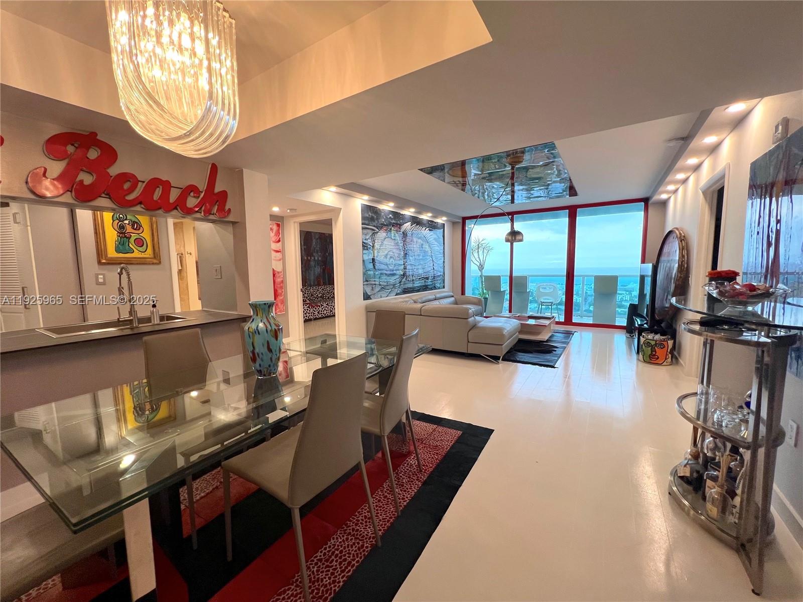 Completely and tastefully remodeled. Stylish, bright with natural light, spacious 2 bedroom and 2 bathroom with split floor plan. Amazing view of all Miami Beach and the ocean from the 28th floor. Perfect location, quiet residential area, walking distance to all South Beach can offer. 5 stars building with 2 pools, jacuzzi, fitness center, tennis court, convenience store, meeting room and more.
Sold Unfurnished.