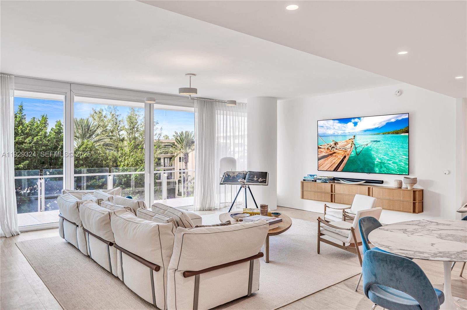 Experience sophisticated luxury in this west-facing 2-BEDROOM, 2.5-BATHROOM private residence at the Four Seasons Surf Club, fully and thoughtfully reimagined by renowned designer Deborah Wecselman. This exquisitely remodeled home features a seamless open layout with a beautifully appointed entertaining kitchen, an elegant designated bar area, and a spacious living and dining flow ideal for hosting. The residence also includes a highly functional walk-in closet, curated furnishings, and refined finishes that elevate every detail.

Residents have access to an unparalleled suite of amenities including four pools, direct beach access, a state-of-the-art fitness center, and a serene spa. Exceptional dining awaits at The Surf Club Restaurant by Thomas Keller, complemented by dedicated services such as in-room dining, housekeeping, and concierge.

Embrace elevated hospitality and timeless design in this exceptional private residence.