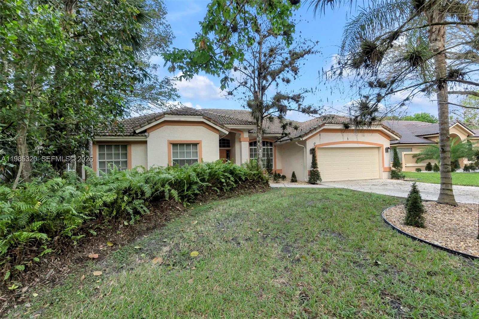 Come home to your lovely lake-front paradise in highly sought-after Forest Lake Estates. 3 bedrooms (easily converted to a 4 bed), updated kitchen with stone countertops, vaulted ceilings, ample sized bedrooms and closet space, open and flowing layout, this home has been well maintained by the current long-time owner. Private, lake-side pool and a wooden deck that sits over the lake. Covered patio. This is special. 24-hour manned security with restricted access. Forest Lake Estates is a hidden gem - those who know, know. Close to houses of worship, highways, shopping, airports, beaches and everything that makes living in South Florida a dream. Come see what the fuss is about, you'll never want to leave. Furniture is available. Seller financing is possible.