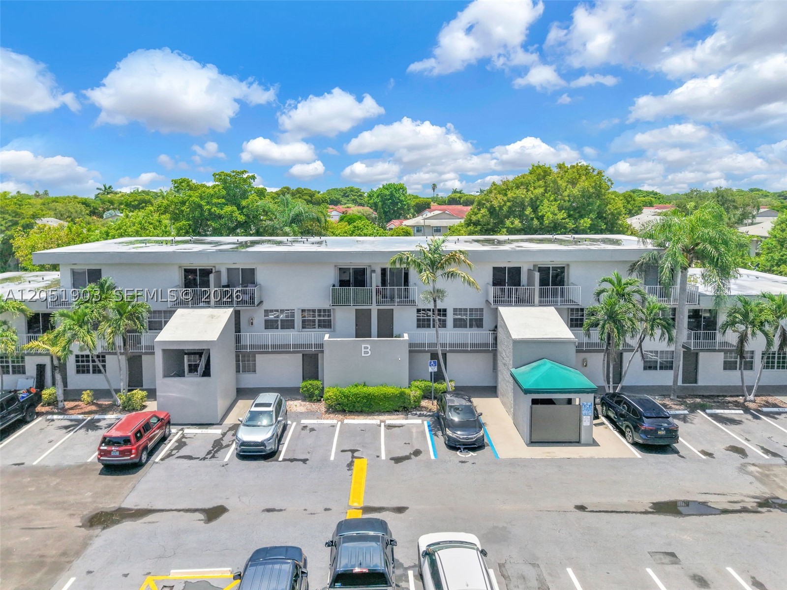 Welcome to this move-in-ready 2-bedroom, 2.5-bath 2-story condo/townhouse in the heart of Kendall. Freshly painted with neutral finishes throughout, this spacious home features an open living and dining area, tile flooring on both levels, and a functional kitchen overlooking the patio. Upstairs, both bedrooms offer private en-suite bathrooms, including a primary suite with a balcony overlooking the community. Enjoy outdoor living in the oversized covered, fenced patio, perfect for relaxing or entertaining. Community amenities include a pool, assigned parking, and a convenient location near shopping, dining, parks, schools, and major highways. Schedule your private showing today!