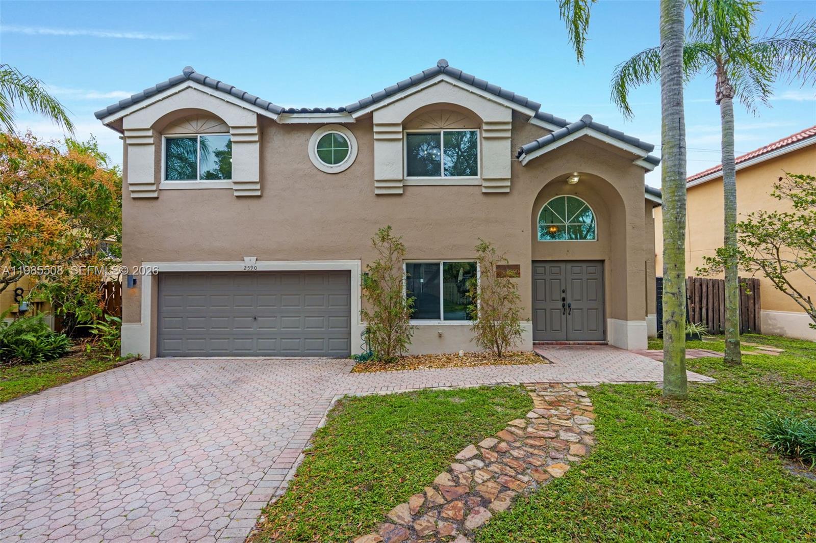 Welcome to Reflections at Rock Creek—where charm, comfort, and community come together in the heart of Cooper City. This beautifully maintained 3-bedroom, 2.5-bath home sits behind a private gate and offers the perfect blend of modern updates and inviting living spaces. From the moment you walk through the double-door entry, you’re greeted by soaring ceilings, natural light, and an open layout that feels both spacious and welcoming. The updated kitchen is ready for everything from home-cooked meals to effortless entertaining, flowing seamlessly into the main living areas. Upstairs and down, you’ll find thoughtfully designed spaces that make everyday living easy. With a newer AC (2 years), 2021 roof, PVC piping, and impact windows and doors, peace of mind comes standard. Step outside to your fenced backyard featuring your own private pool—perfect for entertaining, relaxing, or enjoying sunny South Florida days. The enclosed patio adds even more space for outdoor dining or weekend gatherings. Living in Rock Creek means access to incredible amenities including a clubhouse, fitness center, pools, playgrounds, scenic lakes, and a 2.75-mile walking/jogging path. All within a pet-friendly, tree-lined neighborhood known for top-rated schools and unbeatable convenience to shopping, dining, and major highways. Warm, welcoming, and move-in ready—this is the kind of home you don’t just visit, you fall for. Welcome Home