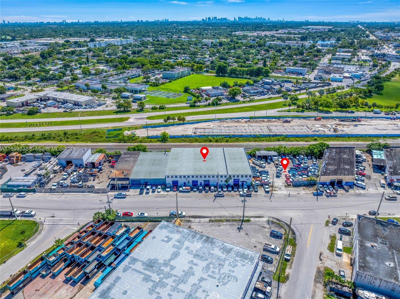 Exceptional value-add industrial opportunity in the heart of Opa-locka — 20,100 SF multi-bay warehouse plus 21,000 SF of secured, paved yard. Fully leased, currently producing $19,000/month in gross income with rents 40–50% below market. Immediate upside via rent adjustments, repositioning, or partial owner use. Adjusted proforma income approx. $32,750/month; full proforma potential above $41,000/month. Flexible I-1 Light Industrial zoning suitable for logistics, distribution, contractor operations, storage, and similar uses. Features include street-level loading, three-phase power, secured yard for outdoor storage or parking. Excellent access to SR-826, I-95, Gratigny Expressway, and Opa-locka Executive Airport. Rare offering in a high-demand industrial submarket.
