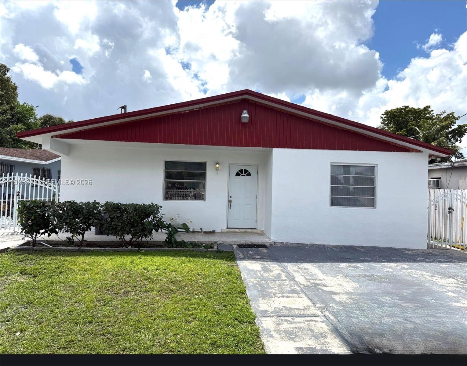 Investor's opportunity or first-time homebuyers! This solid 3-bedroom, 2-bathroom concrete block (CBS) residence is perfectly situated in a central Miami location. Built in 1973, the home features 1392 sq. ft. of living space, and a functional one-story layout. Sitting on a generous 7,000 sq. ft. lot, there is plenty of room for outdoor entertaining or future expansion. Enjoy easy access to major highways, Miami International Airport, and downtown. With a north-facing front exposure and a classic design, this property is ready for a personal touch. Schedule your showing today!