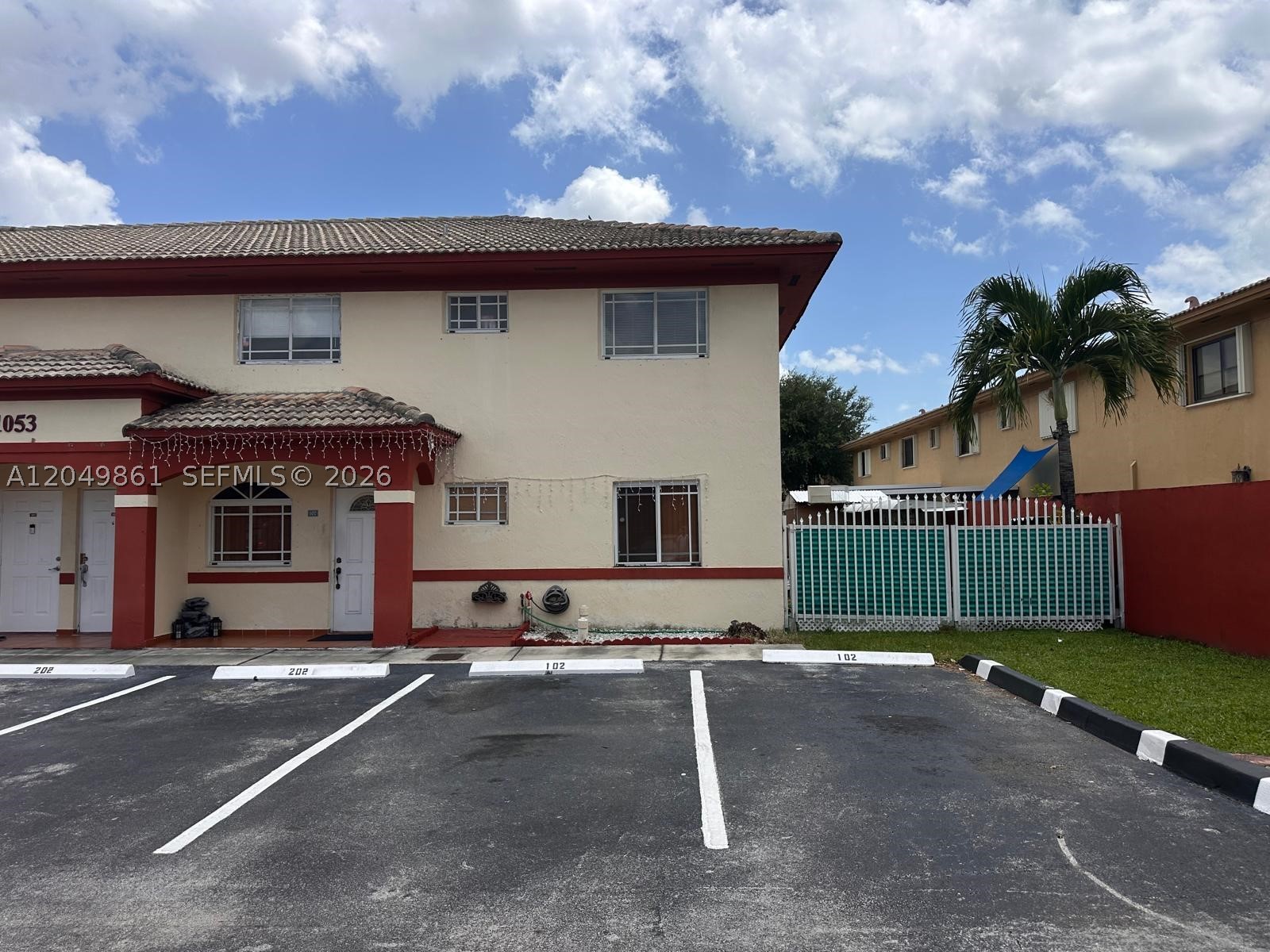 Spacious 2-bedroom, 2-bath condo located on the second floor in the Garden Villas community of Hialeah Gardens. This well-designed unit features in-unit washer and dryer, offering everyday convenience. The property includes two assigned parking spaces plus ample guest parking. Ideally situated near schools, shopping, and major highways, this home provides excellent accessibility and long-term value. The low $252 HOA fee enhances affordability, and no rental restrictions make this property a strong opportunity for investors or first-time homebuyers. Perfect as a primary residence or income-producing property in a high-demand Hialeah location