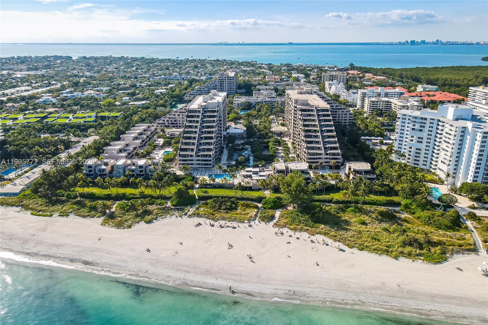 Experience an Exceptional Renovated Oceanfront Town House Rarely available in the Market! 
Enjoy the privacy & space of a home, combined with the ease of a Condo living. 

This spacious residence features 4 Bedrooms + Cabana + Office space, 5 full Bathrooms and a renovated open Kitchen & TV Room -with direct access to the Unit's Patio, located beside Tidemark's pool, sauna, jacuzzi & gym. From the the main bedroom, the spacious living-dining area and the terrace you will enjoy spectacular sunrises and pink sunsets with stunning direct ocean views.

Ideal for gatherings and beachside living, enjoy a large rooftop-terrace with panoramic sea views and a sea-level Fully Equipped Cabana with a full bathroom and direct Beach Access. 

Private Elevator. Gated private Garage & additional 2 parking spots are located in the general parking space (4 total). 

Key Colony Condo offers resort-style amenities including, pools, jacuzzi, sauna, 12 tennis courts, private gym, mini-market, spa-hair-nail-salon, 24/7 security guards, 24/7 Lobby services, full beach service an oceanfront beach-bar, kids playground, pets park, walking & jogging paths and more.

A unique opportunity to own a beachfront property— in the paradise island of Key Biscayne!