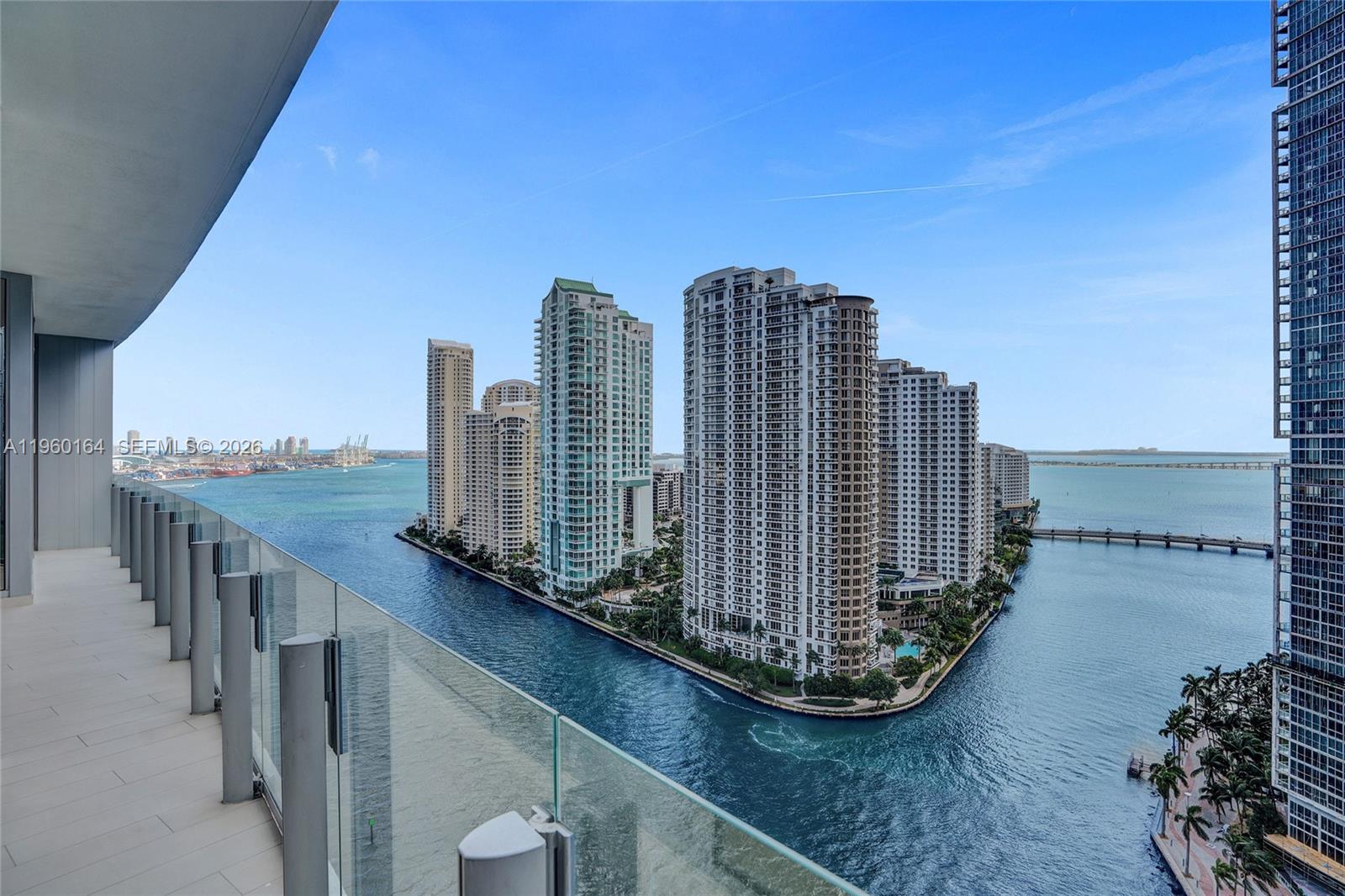 Stunning 2-bedroom residence with enclosed den and 3.5 bathrooms at Aston Martin Residences, offering the functionality of a 3-bedroom layout. This light-filled home features floor-to-ceiling windows, an expansive terrace, and water views. The open-concept design includes a modern kitchen with premium appliances, ideal for entertaining. The residence is enhanced by custom-built closets throughout and motorized electrical shades for added comfort and privacy. The primary suite features a spa-style bathroom, while the enclosed den offers flexibility as a third bedroom, home office, or media room. The best-priced three-bedroom-style residences in the building. Enjoy luxury waterfront living with access to full-service amenities including a state-of-the-art fitness center, pool, spa, and concierge services. Prime downtown Miami location near dining, shopping, and cultural destinations.