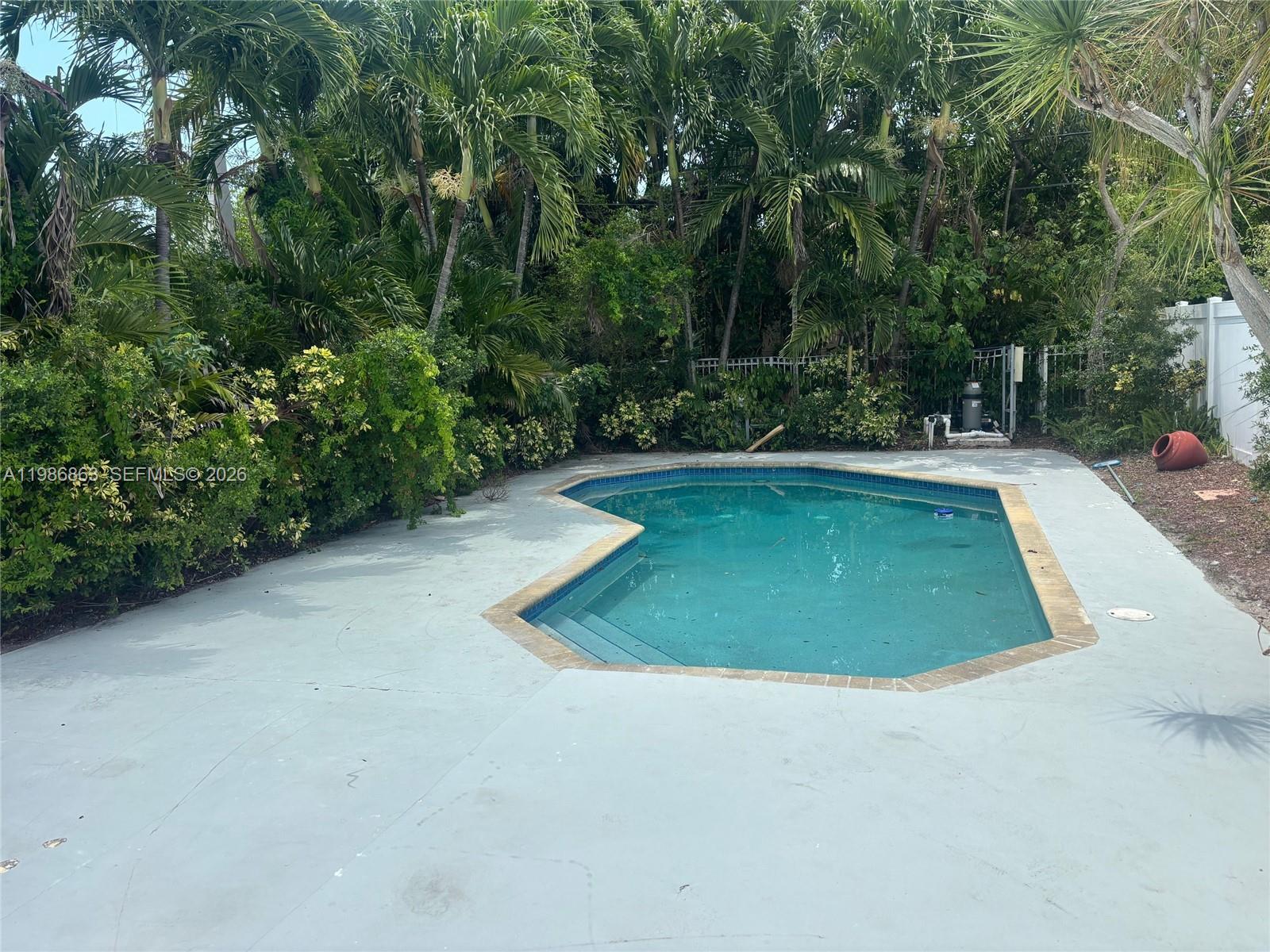 Welcome to the HEART of El Portal Village…. This renovated home with a swimming POOL and brand-NEW KITCHEN  with spacious bedrooms and two NEW bathrooms! A Full garage offers additional entertaining space leading to the private fenced pool and patio area …ready for relaxing weekends and BBQs!  This additional space offers endless future opportunities facing the pool and patio! is just steps to shopping, restaurants, gyms, parks, recreational centers, great schools and universities….and a short drive to everywhere you want to go…Both Int’l Airports, Miami Beach, Aventura Mall, Midtown, Downtown Miami, and Coral Gables!  Enjoy pleasant walks and enjoy the nature and lushly landscaped winding streets in this Village Bird Sanctuary and historic Sherwood Forest.