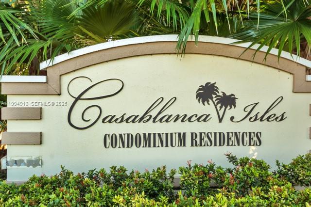 BEAUTIFUL 2/2 CORNER UNIT OVERLOOKING TO THE POND IN DESIRABLE CASABLANCA ISLES. GREAT INVESTMENT PROPERTY WITH A LONG TERM TENANT OCCUPIED PAYING $2000/MO. WITH $1450 SECURITY DEPOSIT ON HAND. NOW THEY ARE ON MO TO MO BASIS DUE TO THE SALE. WASHER & DRYER IN UNIT. COMMUNITY HAS RESORT STYLE AMENITIES AND RESERVES. MIN 700 CREDIT SCORE IS REQUIERED BY THE ASSOCIATION. PET ALLOWED ONLY FOR THE OWNERS.