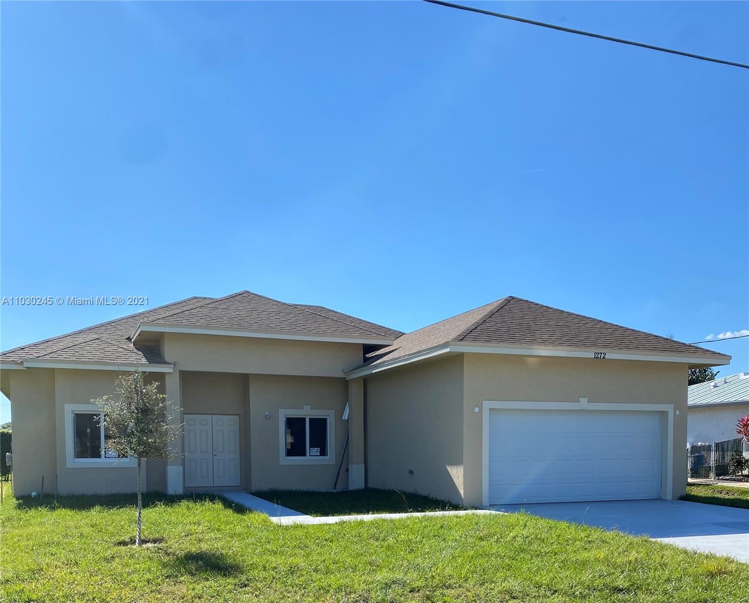 Brand new 2021 construction home. Unique property in PSL. 3 bedrooms and 2 baths.Hurricane Windows, and doors. Granite countertops. Look no further, will not last. Drive past and take look, will be available very soon.